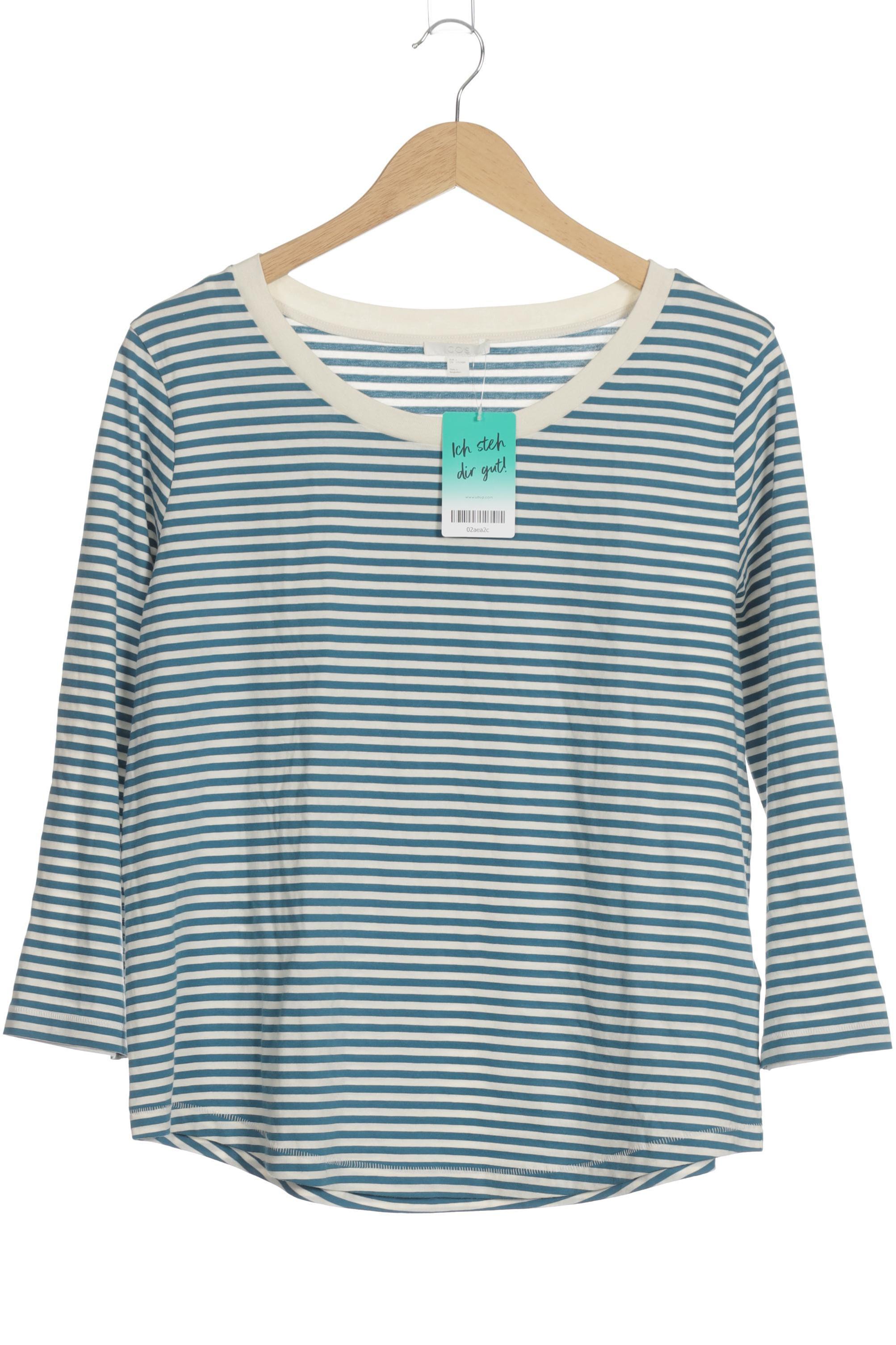 

COS Damen Langarmshirt, blau, Gr.