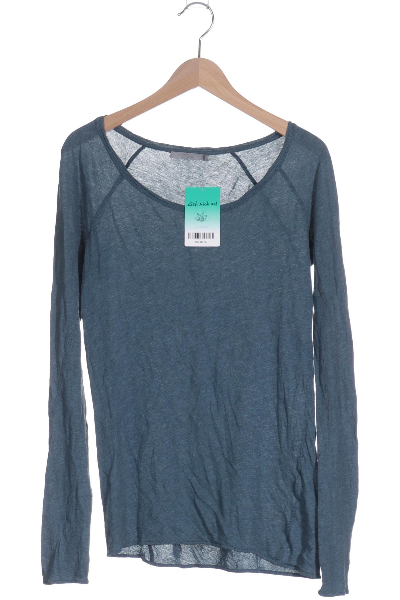 

COS Damen Langarmshirt, blau, Gr.