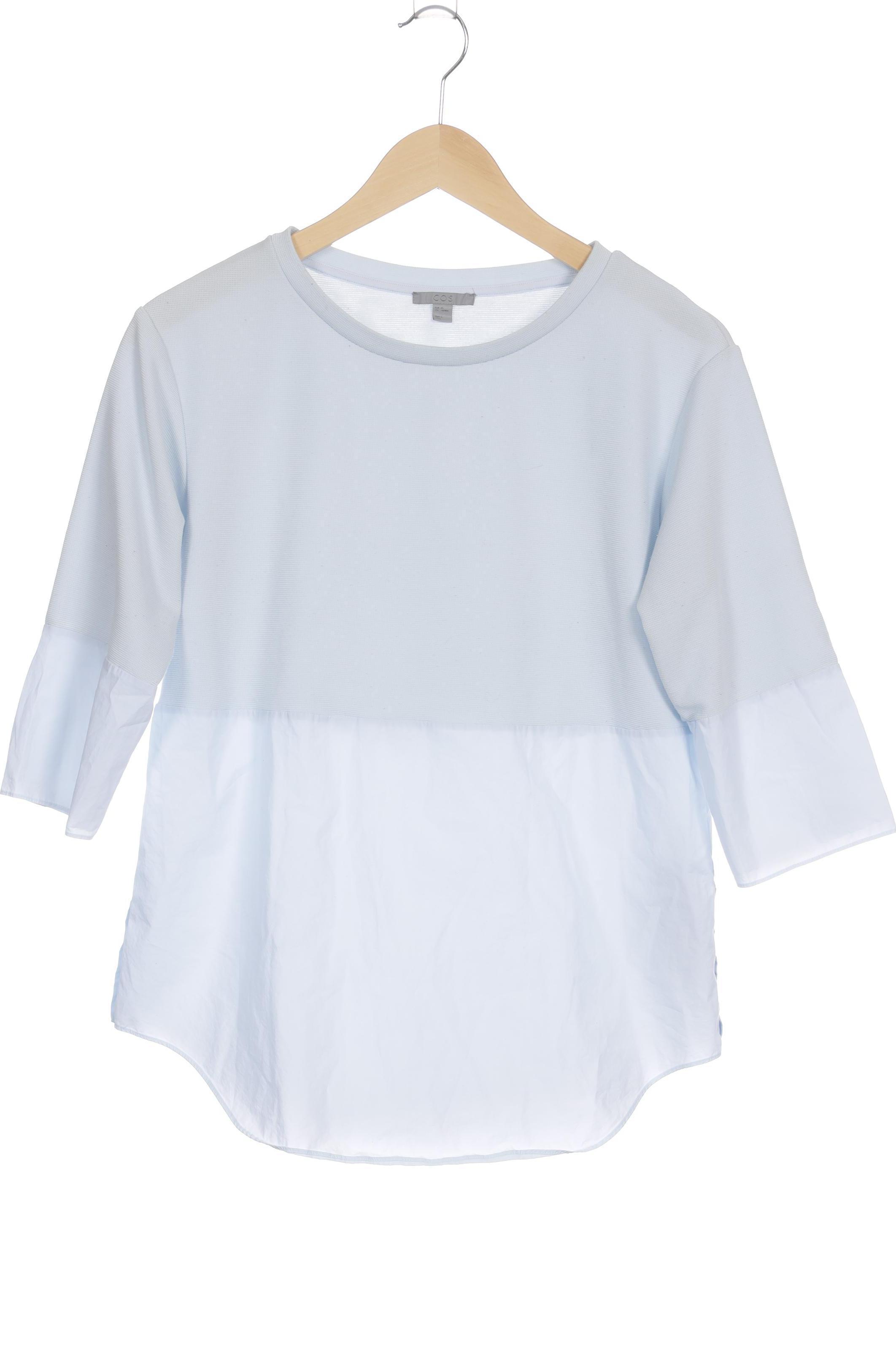 

COS Damen Langarmshirt, blau, Gr.