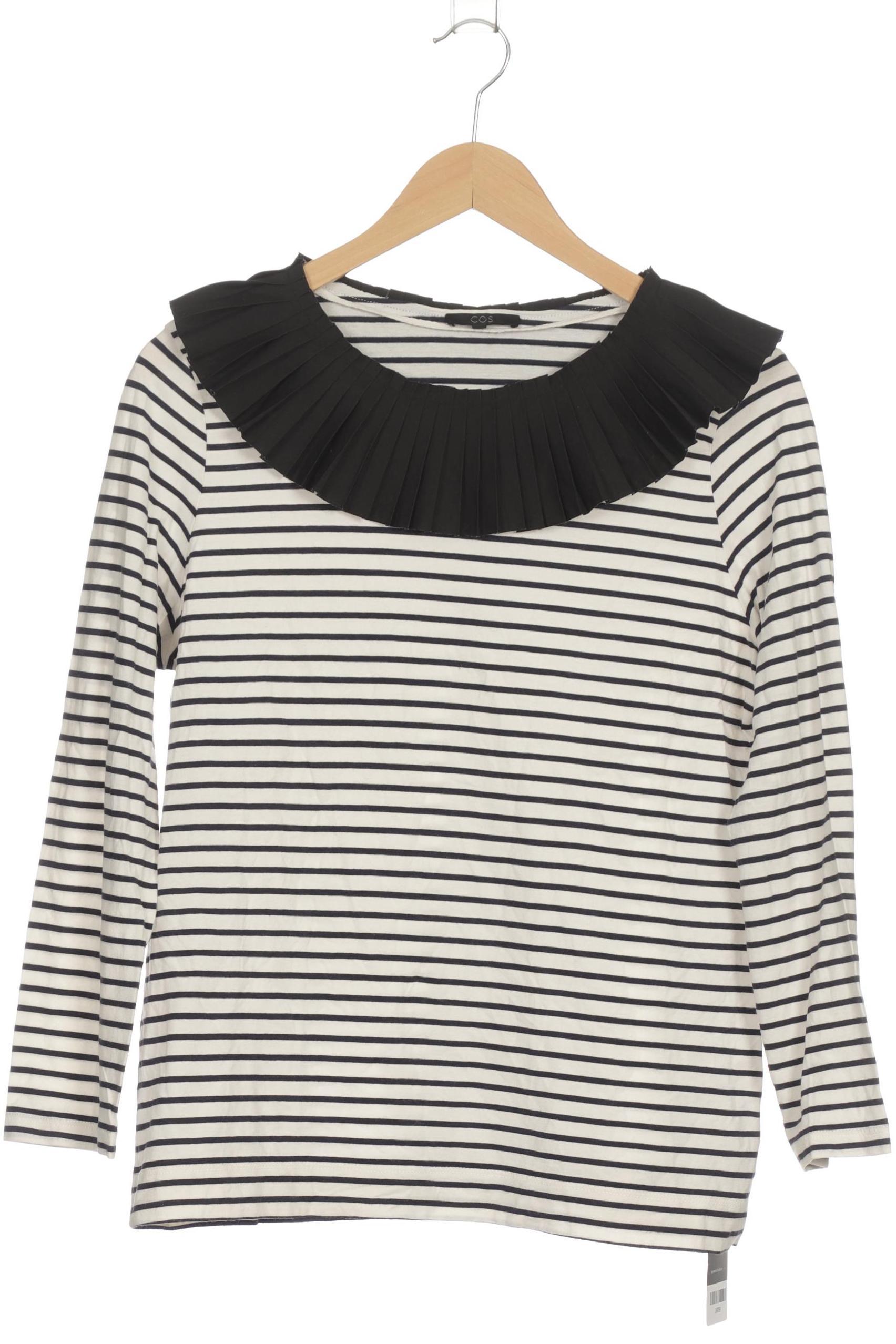 

COS Damen Langarmshirt, blau, Gr.