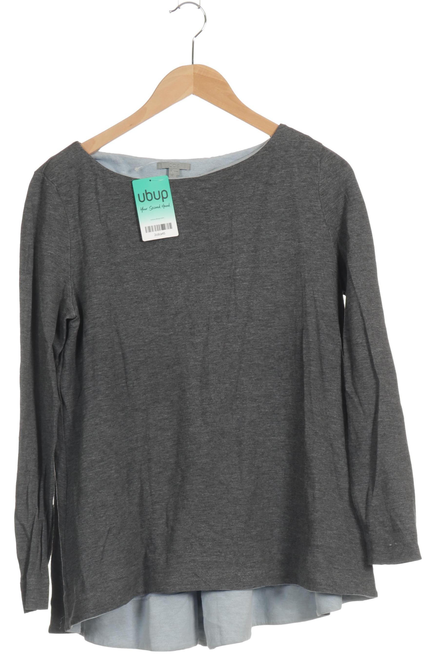 

COS Damen Langarmshirt, grau, Gr.