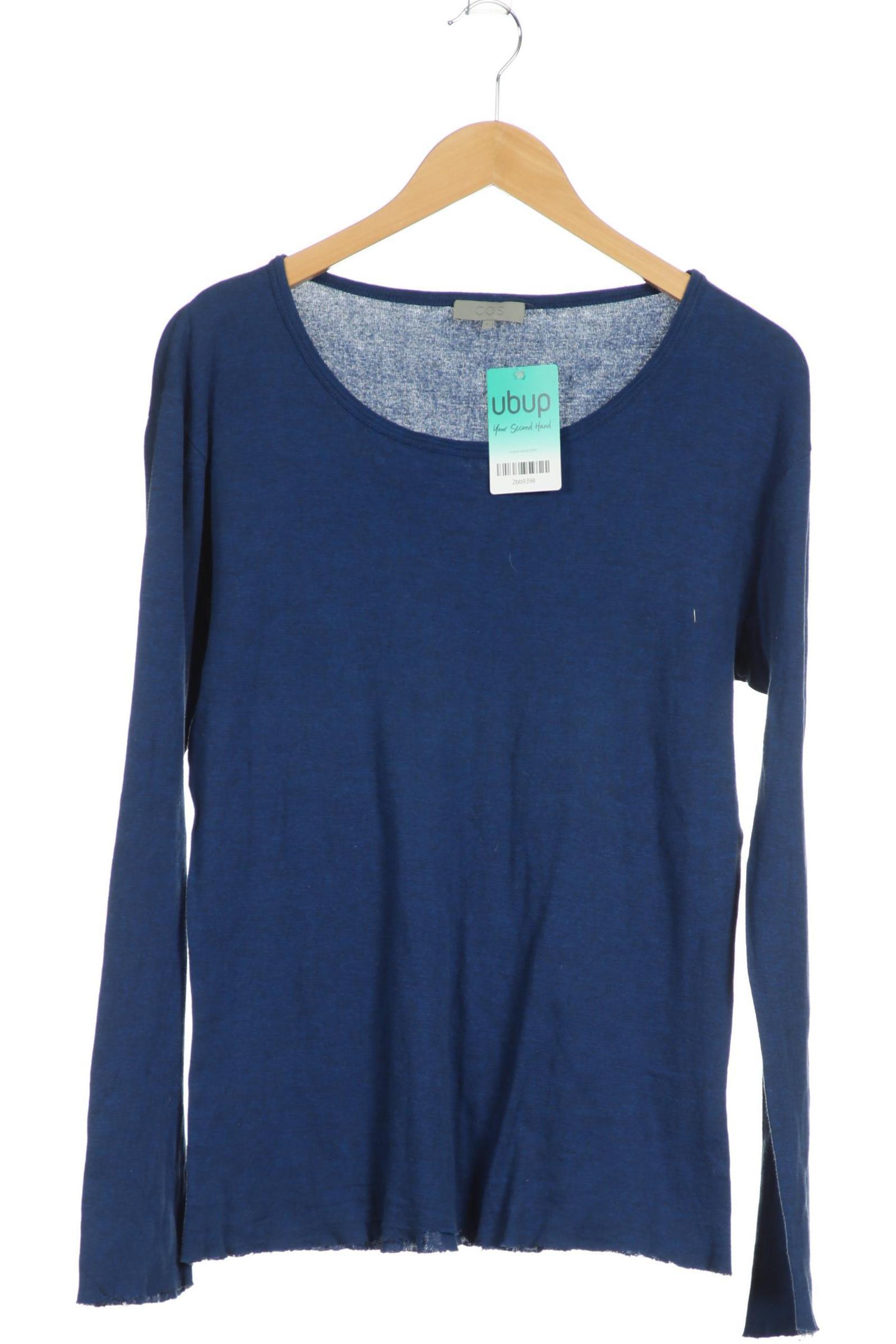 

COS Damen Langarmshirt, blau, Gr.