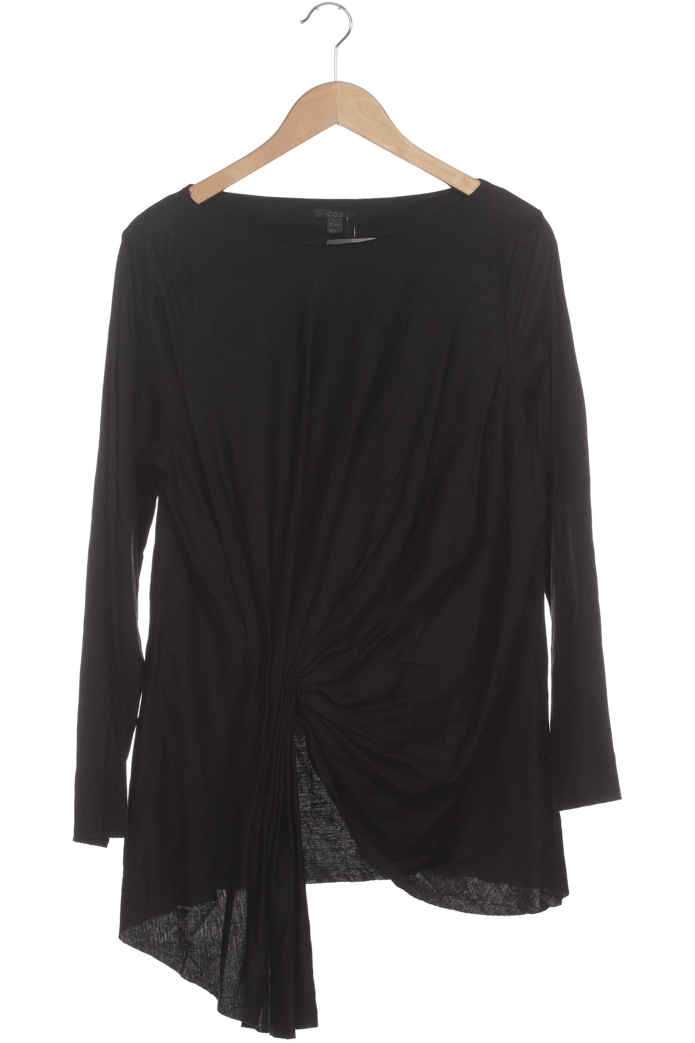 

COS Damen Langarmshirt, schwarz, Gr.