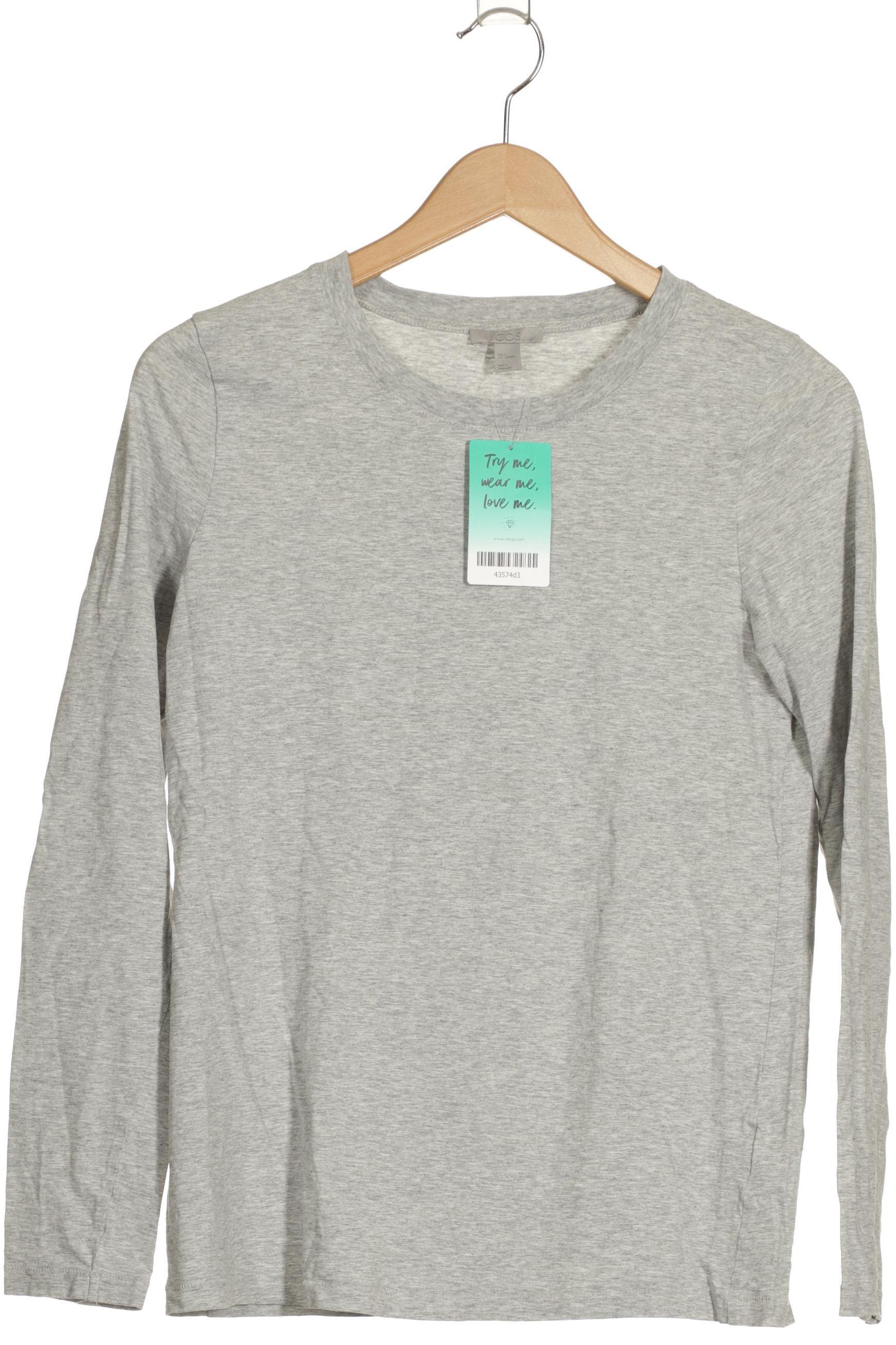 

COS Damen Langarmshirt, grau, Gr.