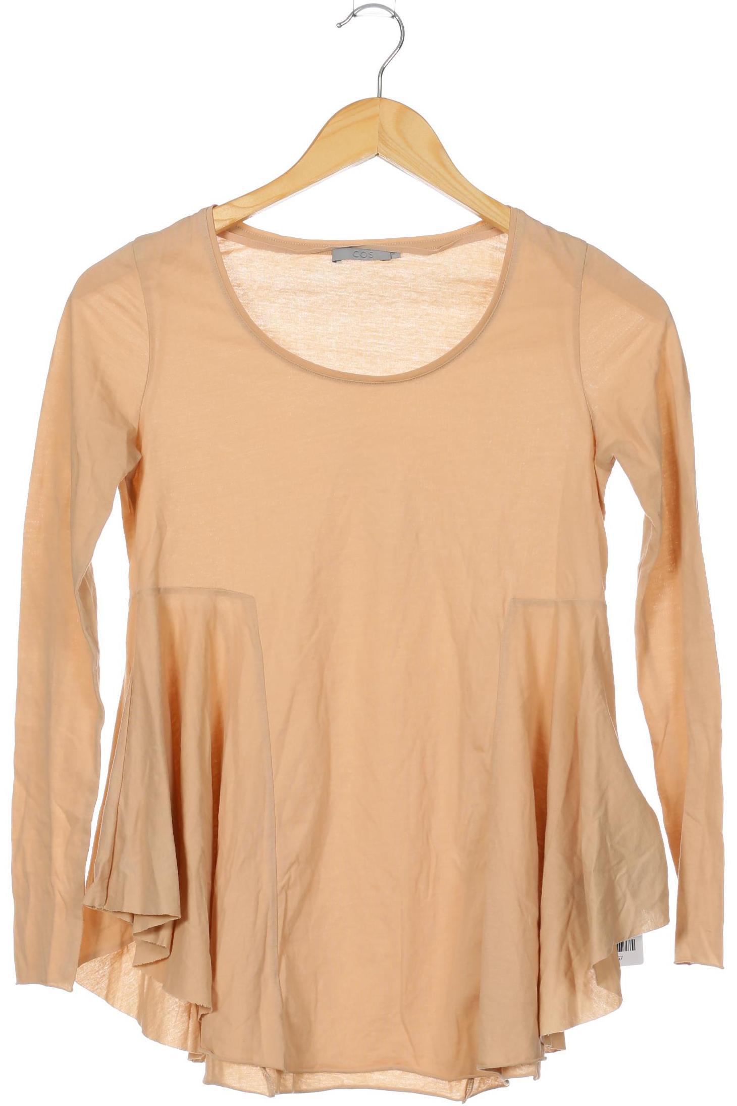 

COS Damen Langarmshirt, beige, Gr.