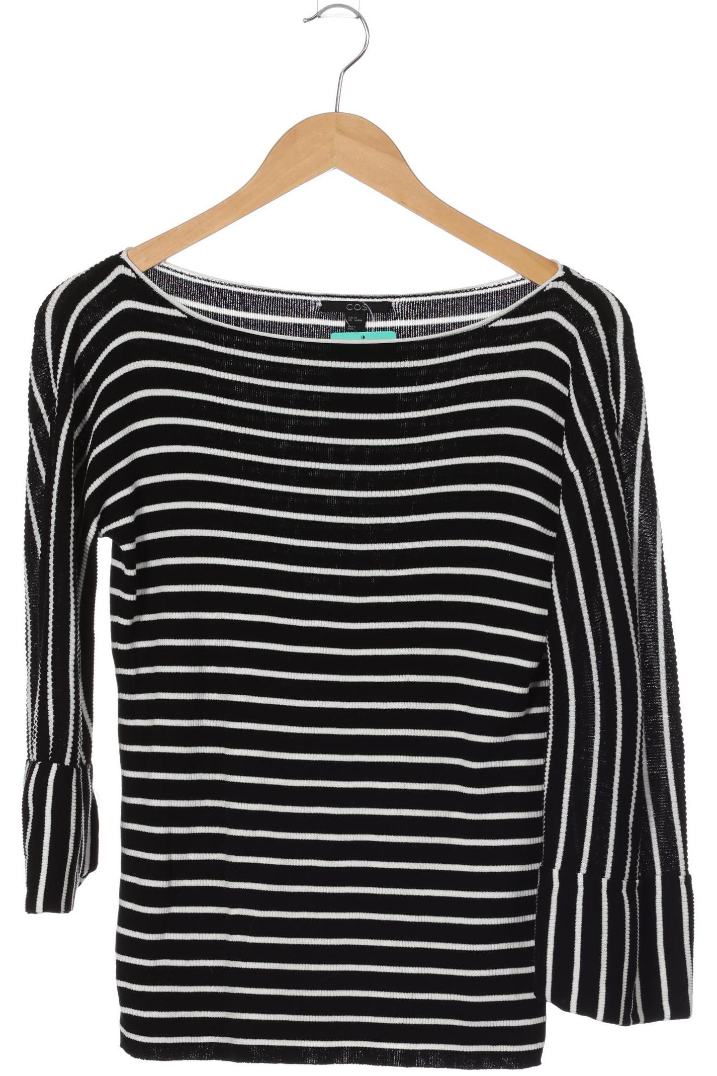 

COS Damen Langarmshirt, schwarz, Gr.