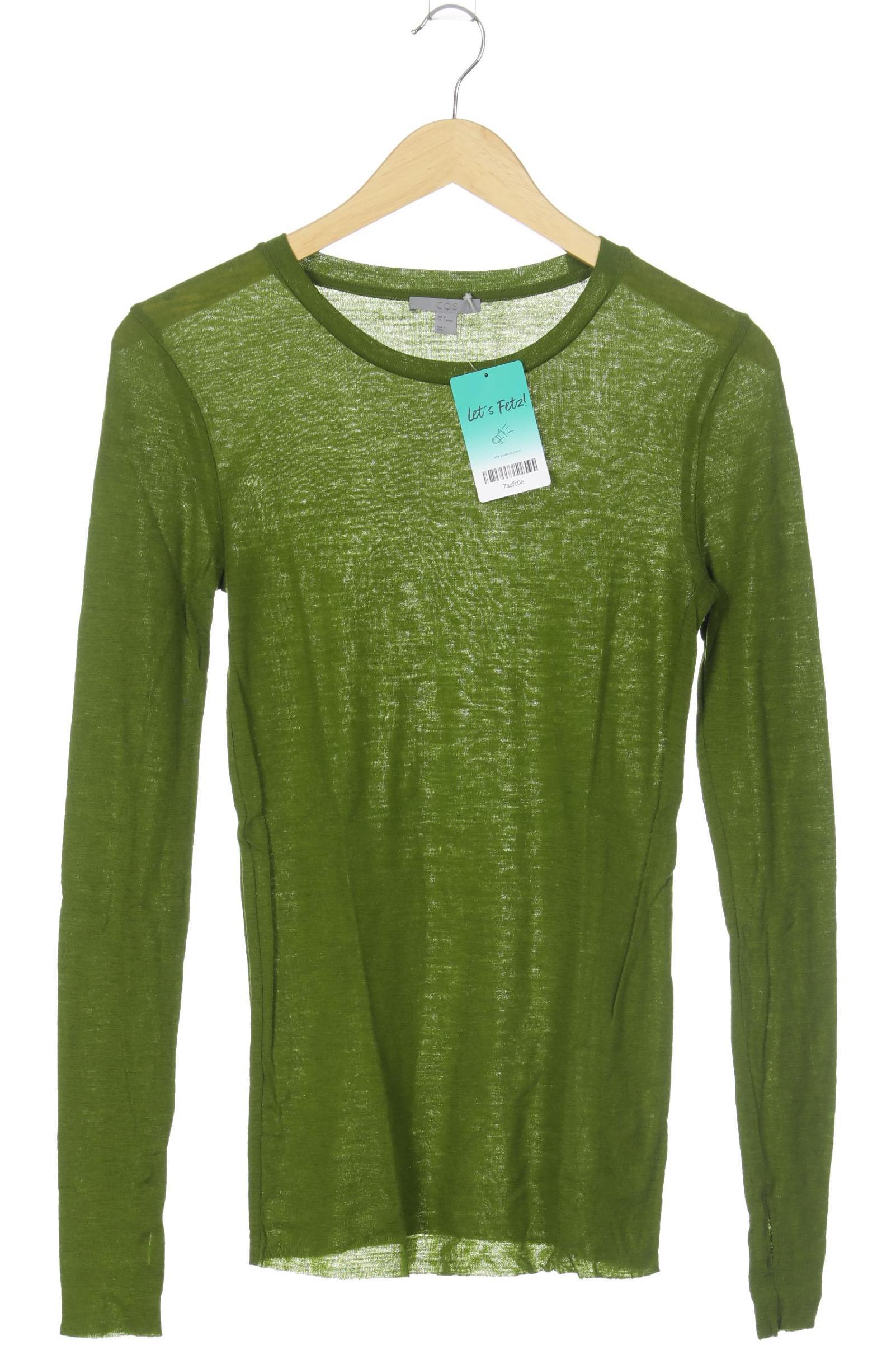 

COS Damen Langarmshirt, grün, Gr.