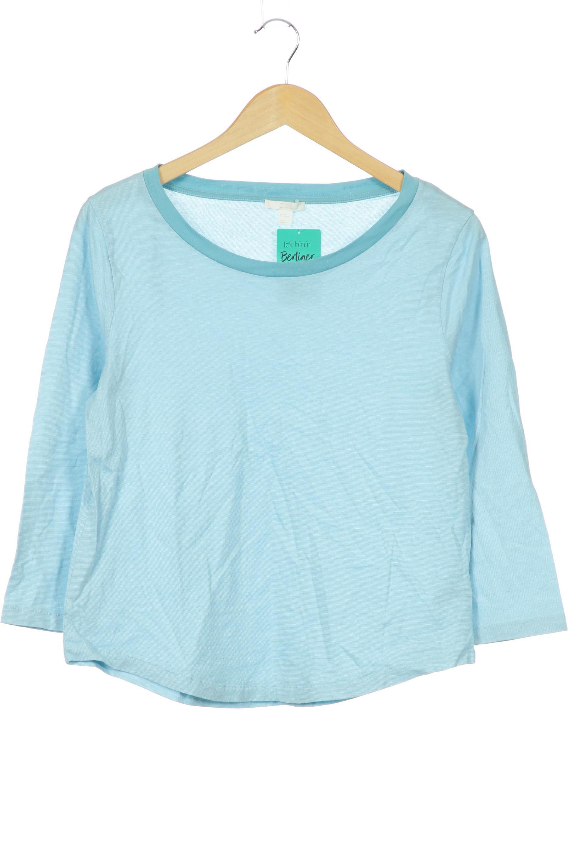 

COS Damen Langarmshirt, blau, Gr.