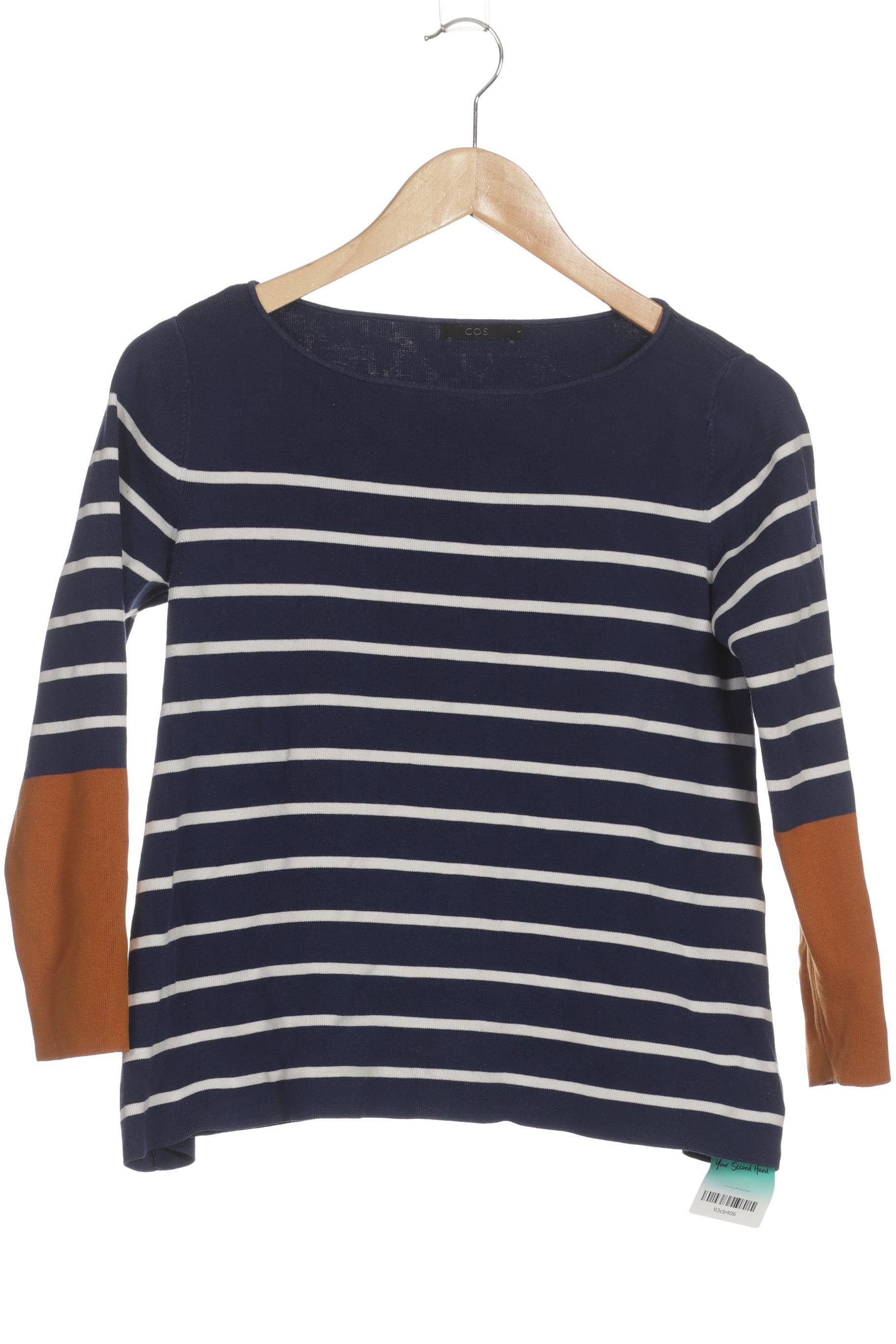 

COS Damen Langarmshirt, blau, Gr.