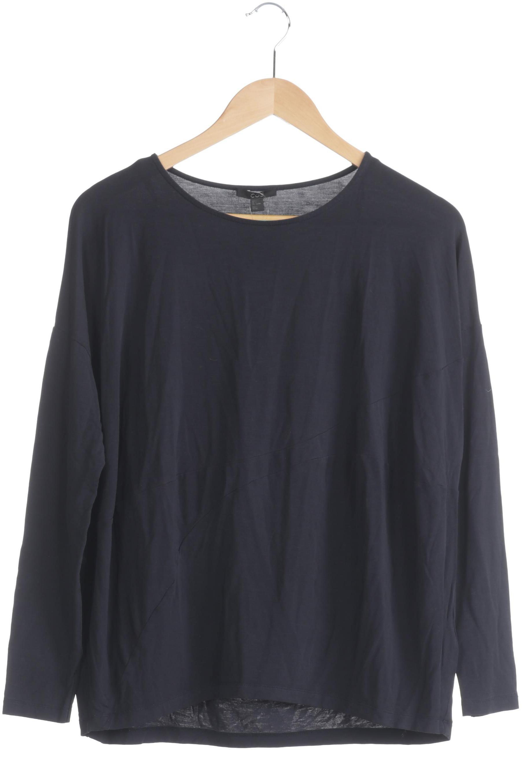 

COS Damen Langarmshirt, blau, Gr.