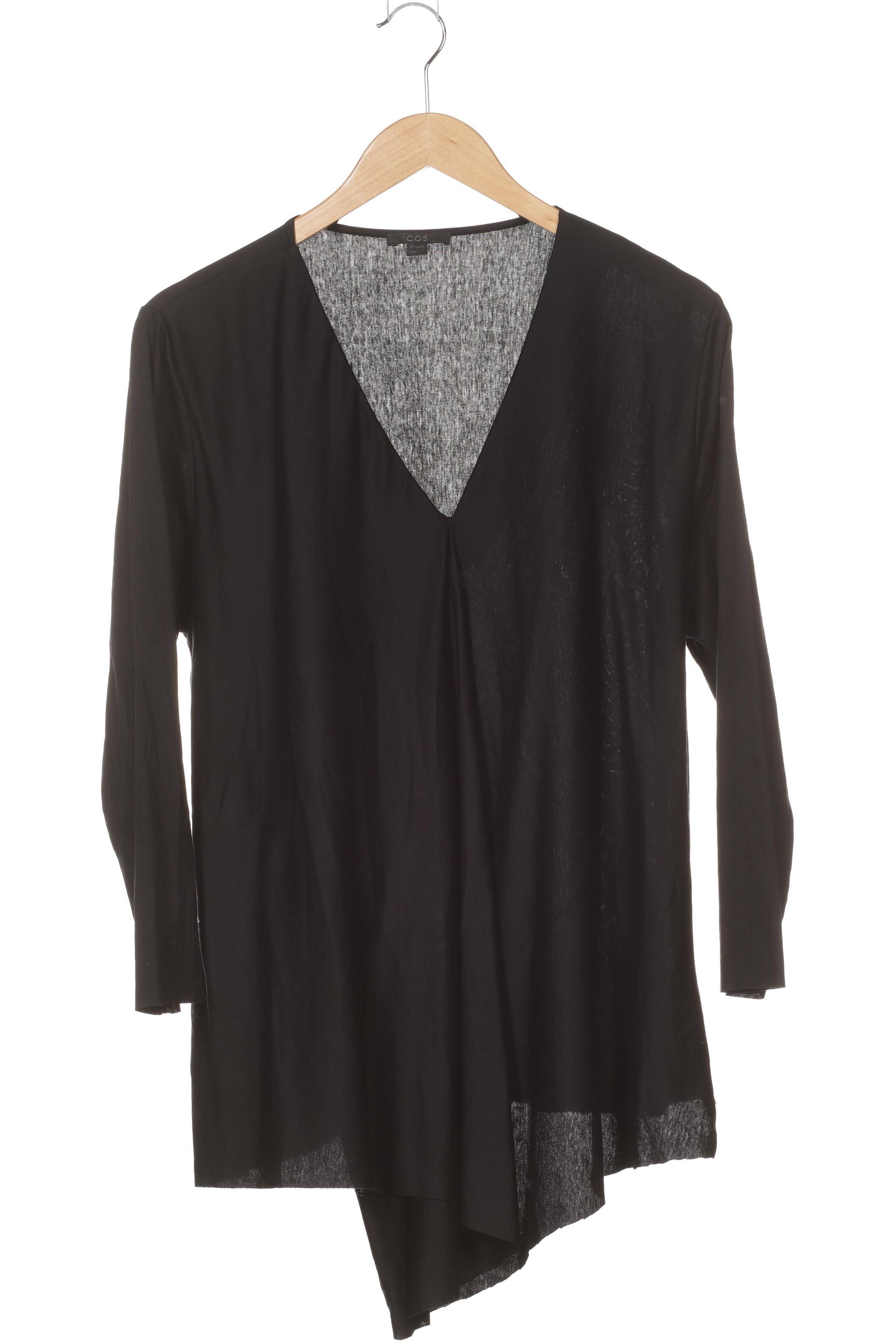 

COS Damen Langarmshirt, schwarz, Gr.