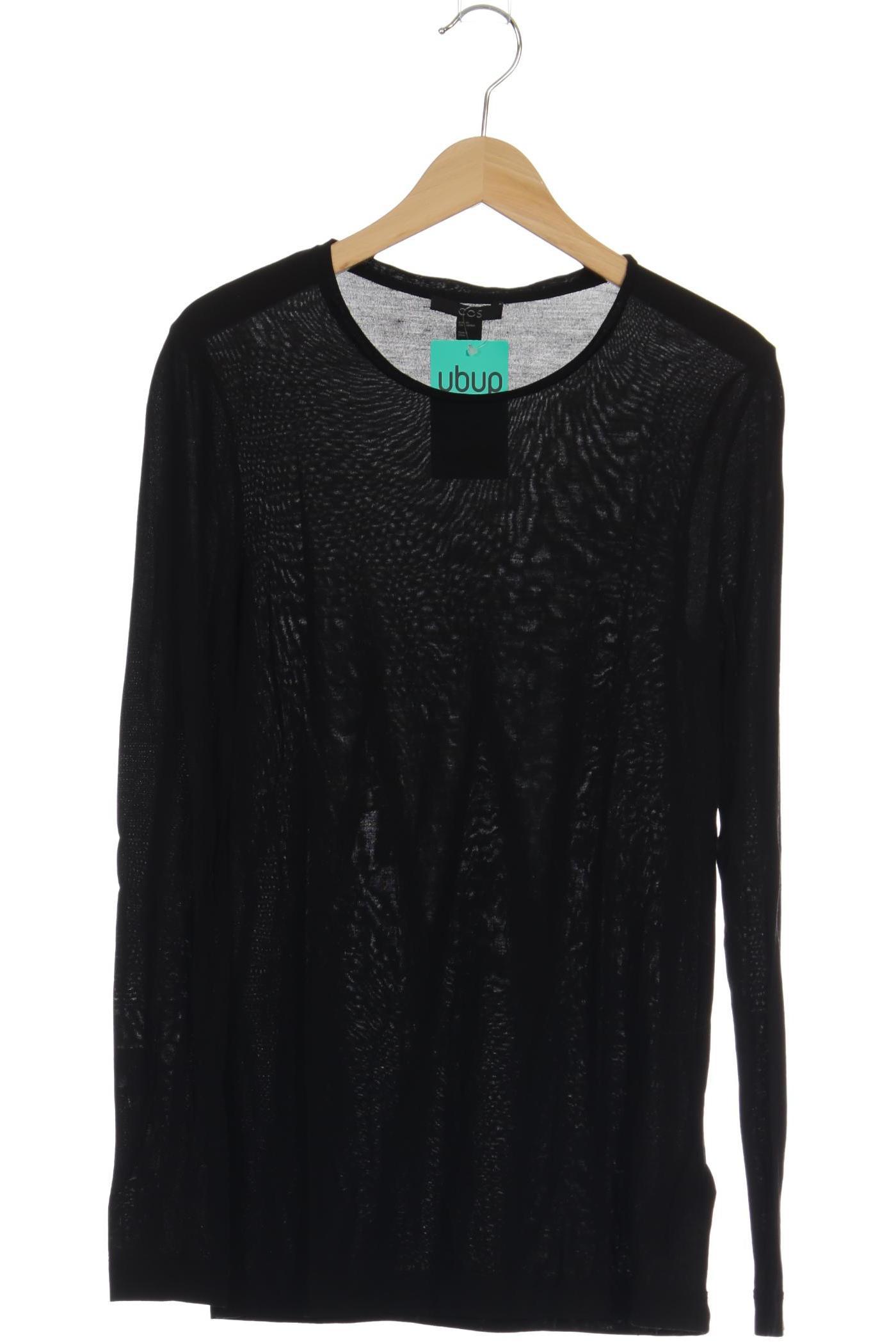 

COS Damen Langarmshirt, schwarz, Gr.