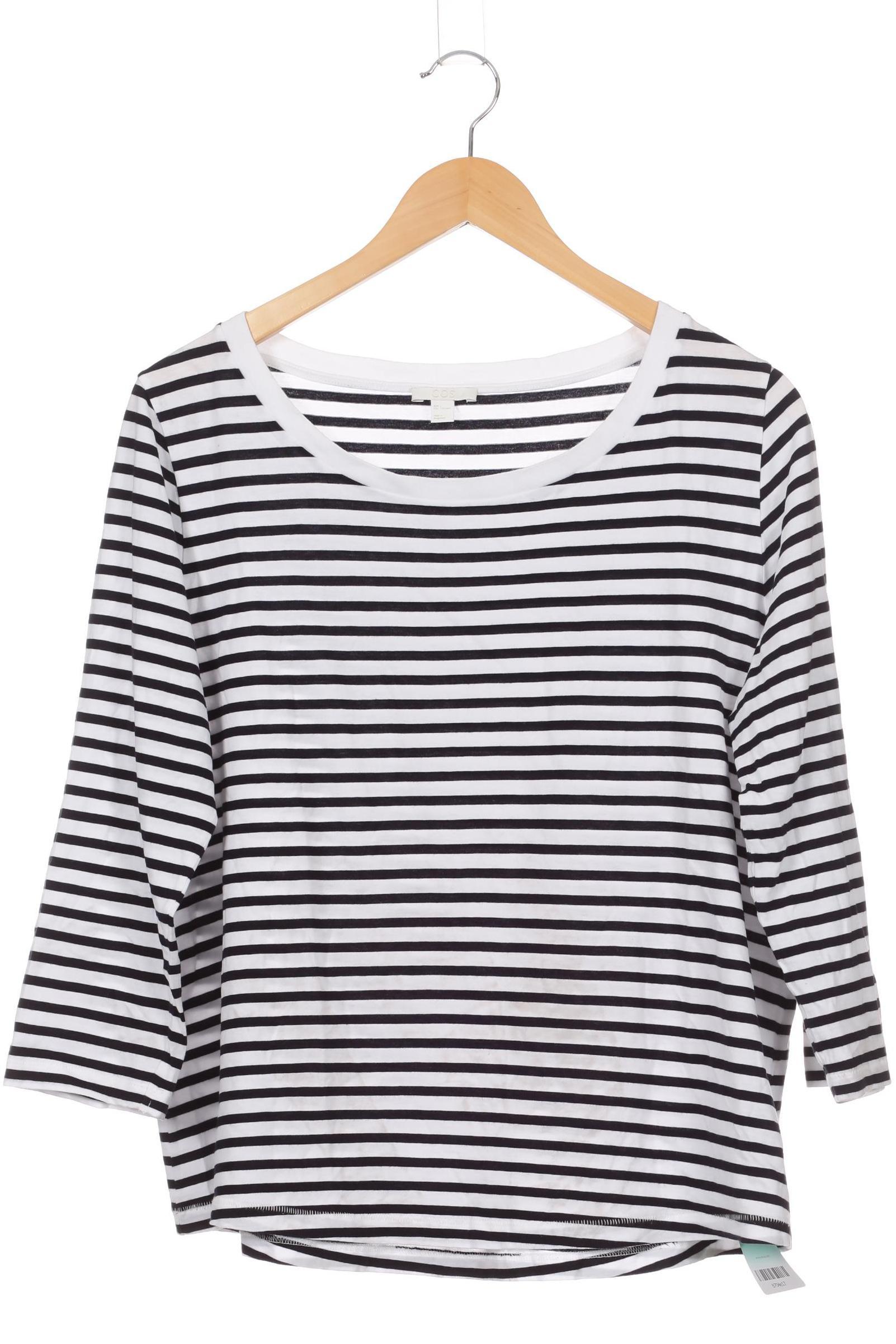 

COS Damen Langarmshirt, weiß, Gr.