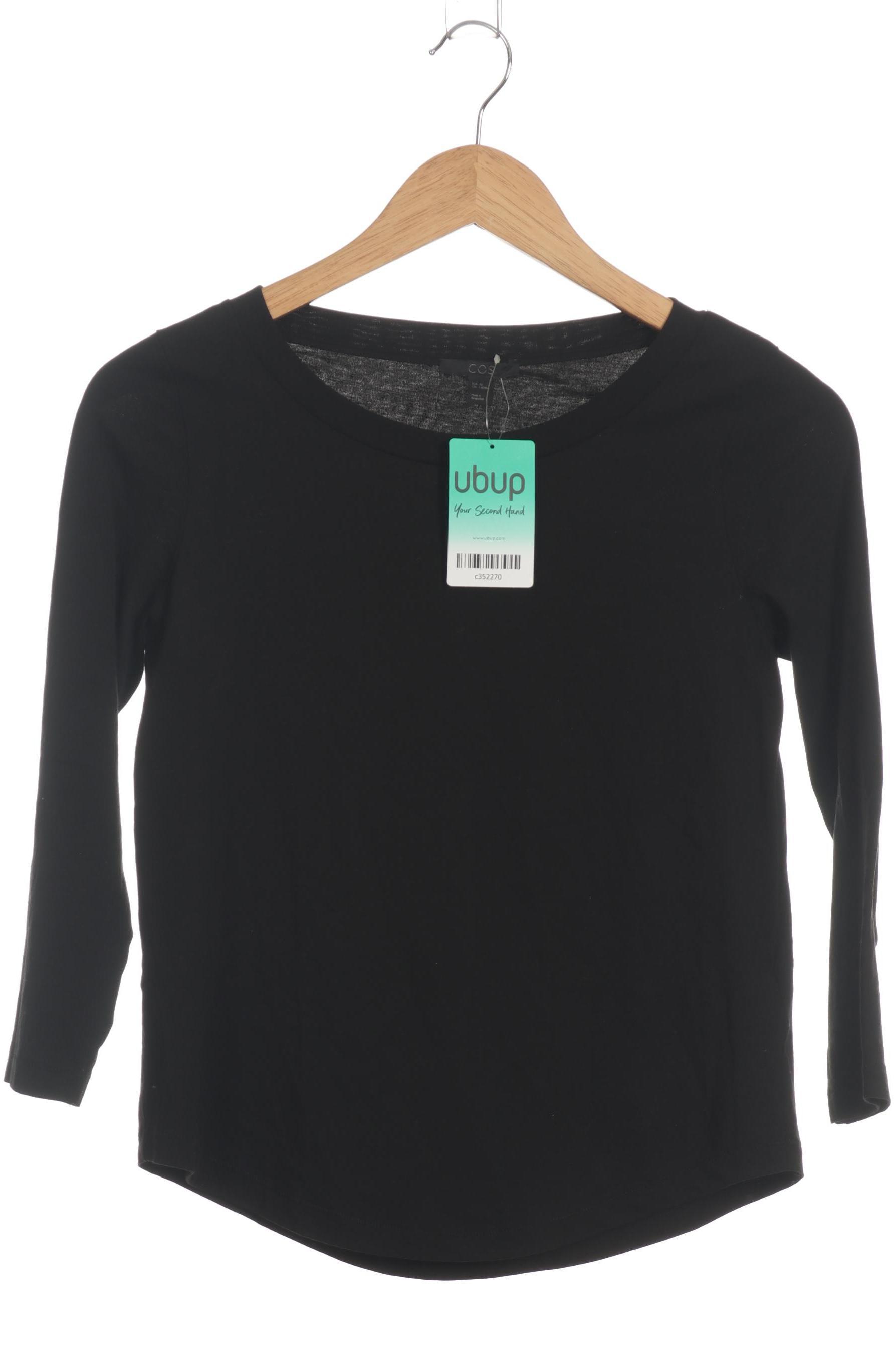 

COS Damen Langarmshirt, schwarz, Gr.