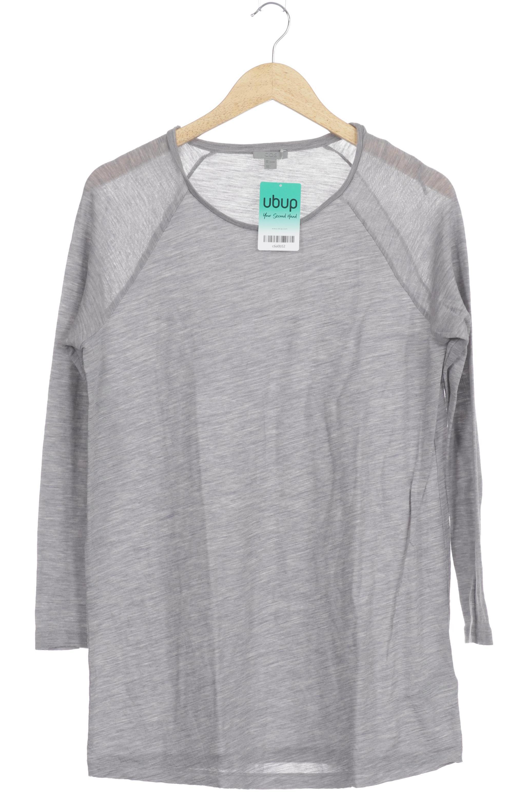 

COS Damen Langarmshirt, grau, Gr.