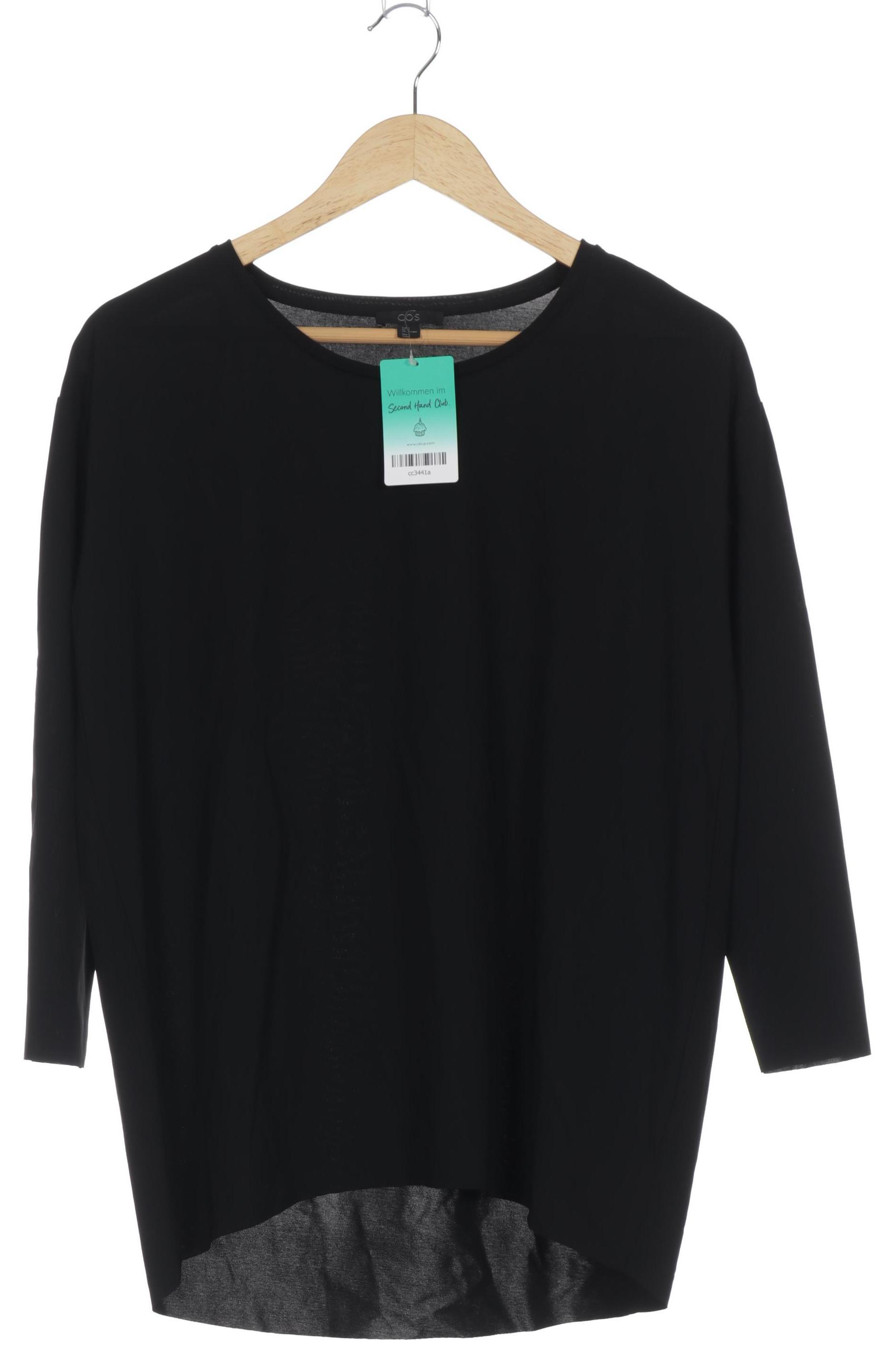 

COS Damen Langarmshirt, schwarz, Gr.