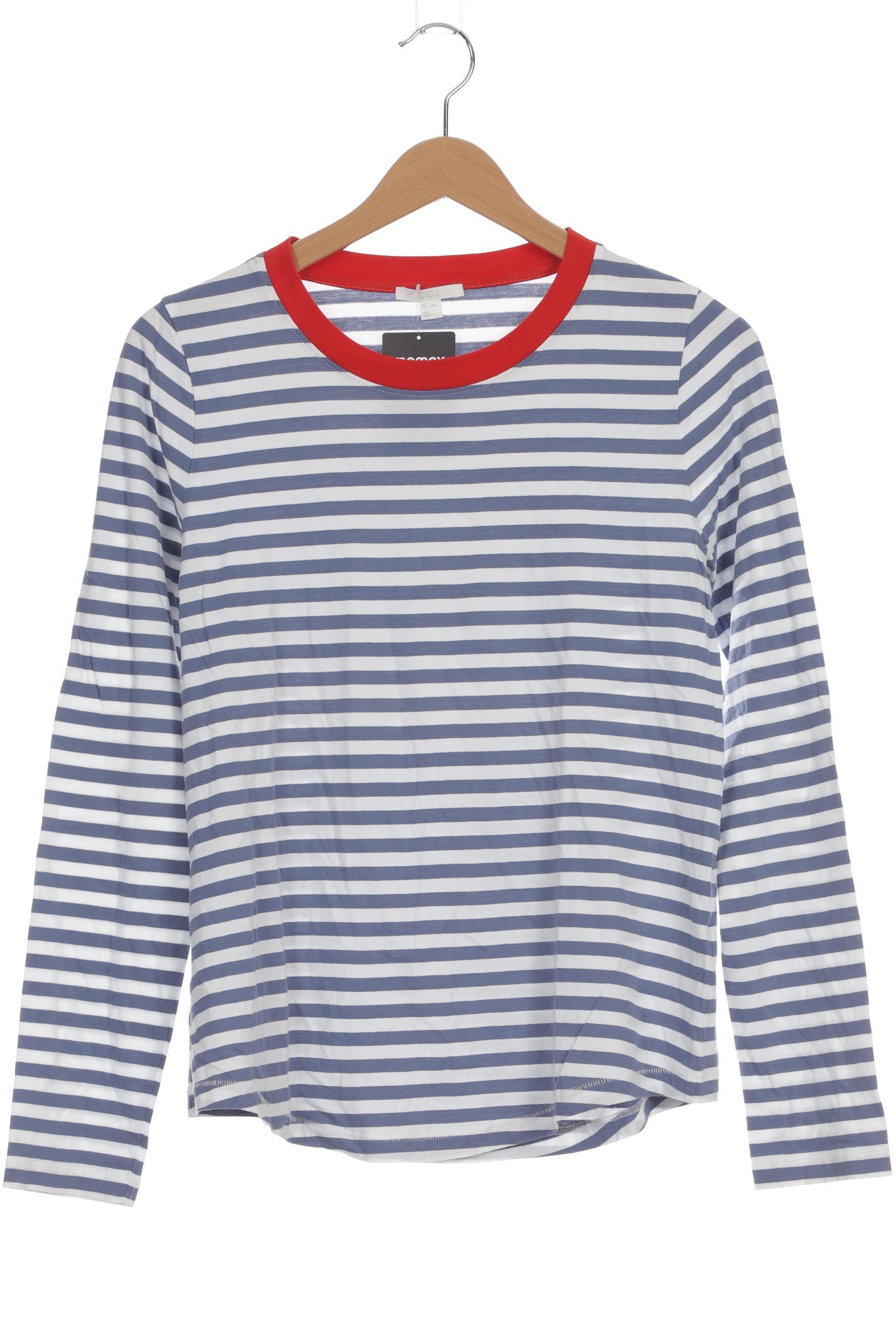 

COS Damen Langarmshirt, blau, Gr.