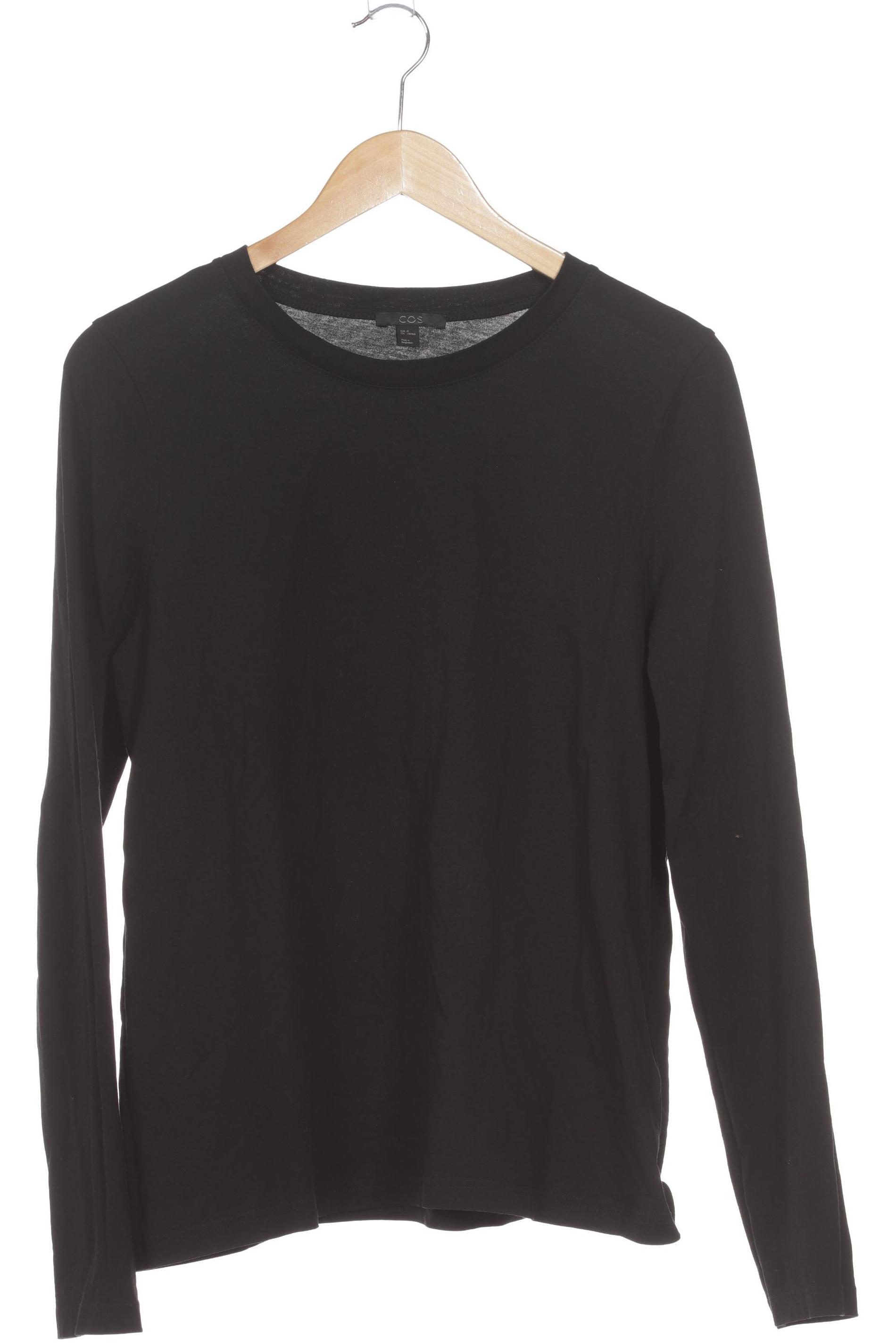

COS Damen Langarmshirt, schwarz, Gr.