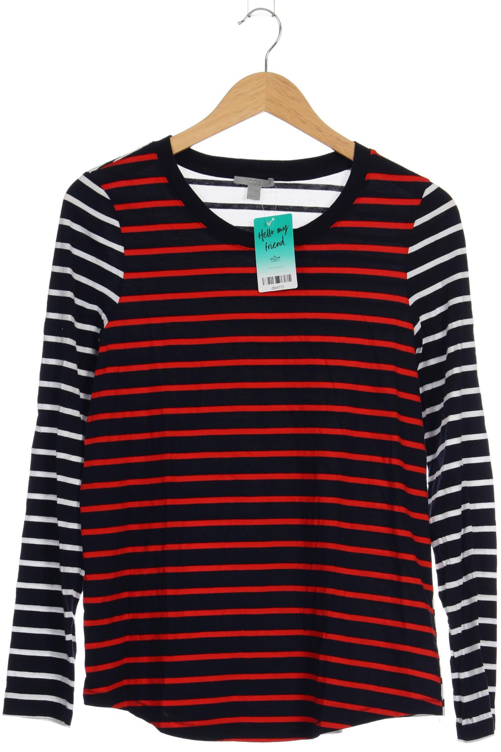 

COS Damen Langarmshirt, blau, Gr.