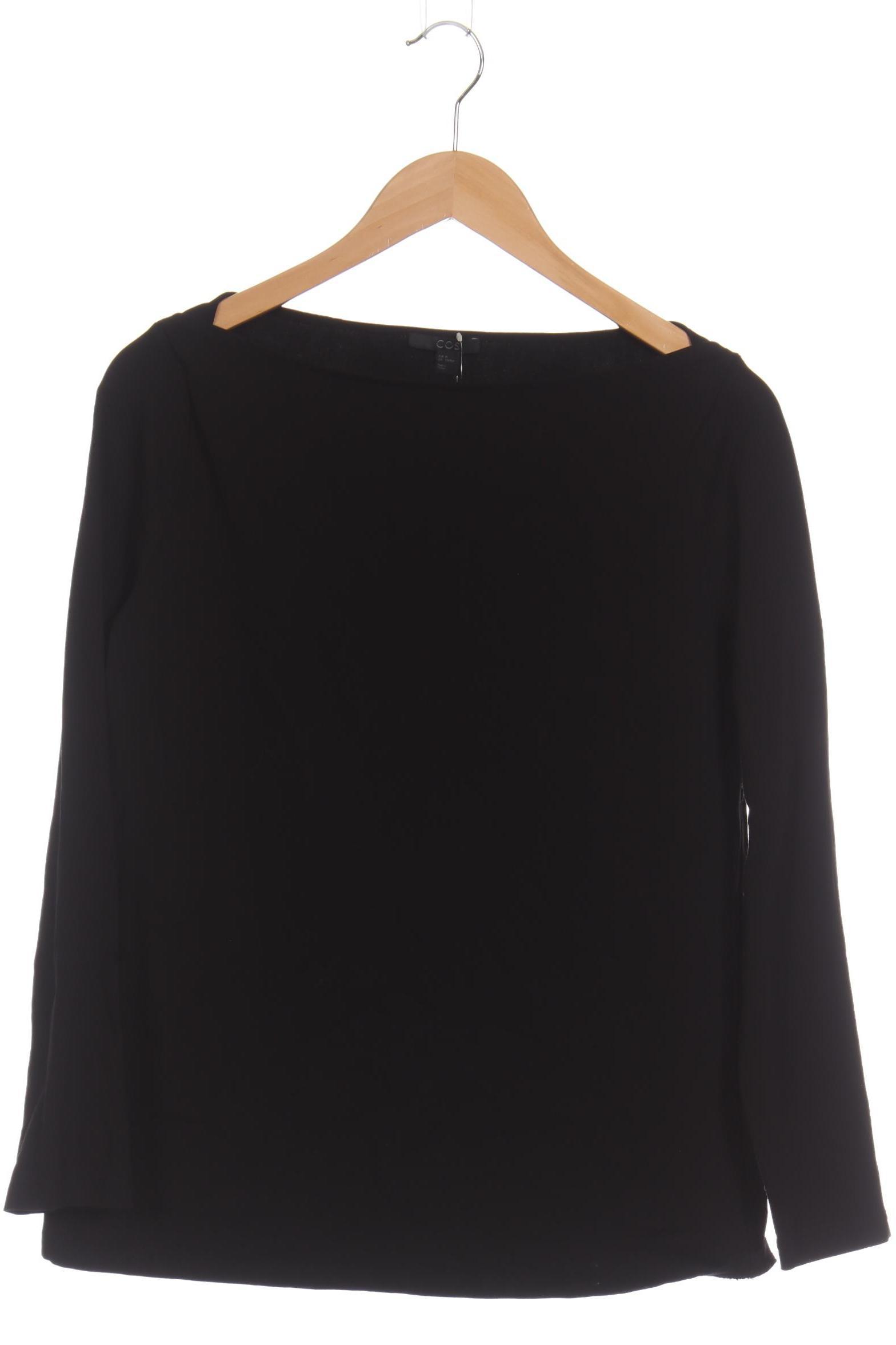 

COS Damen Langarmshirt, schwarz, Gr.