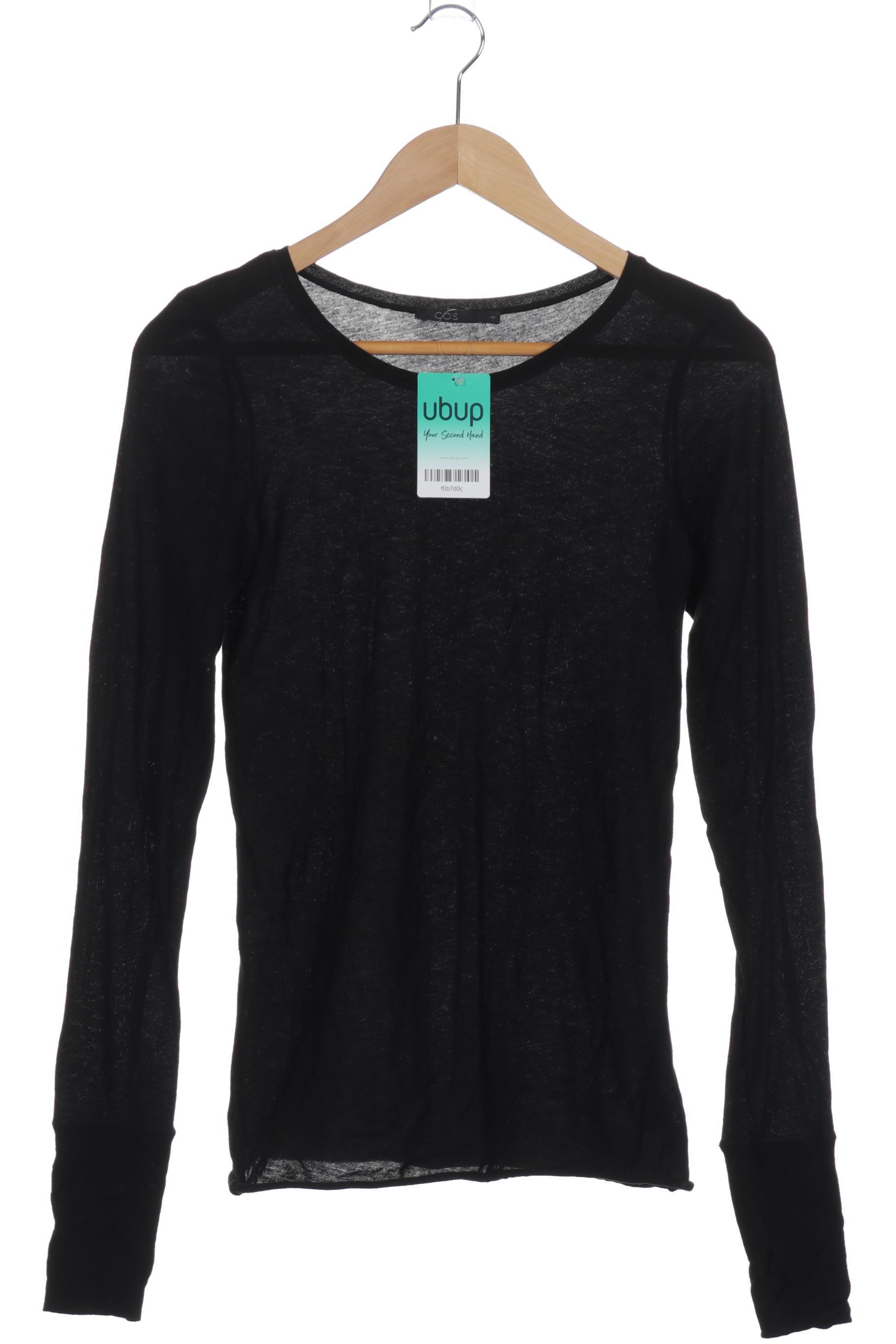 

COS Damen Langarmshirt, schwarz, Gr.