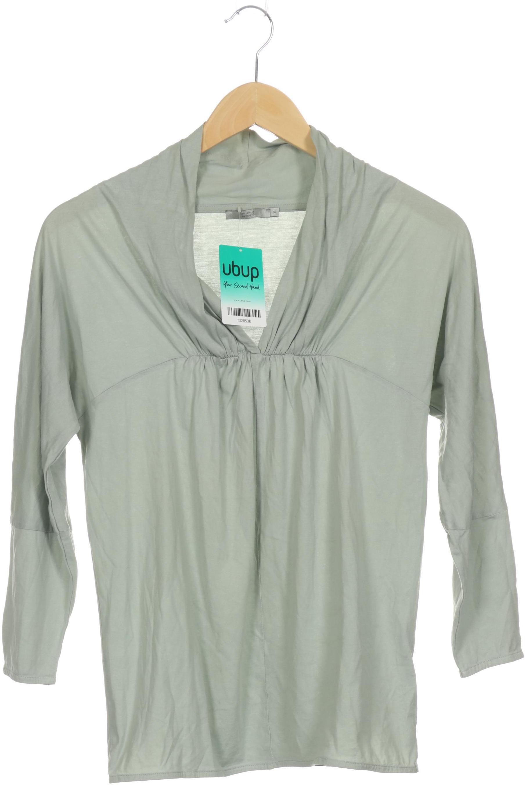 

COS Damen Langarmshirt, türkis, Gr.