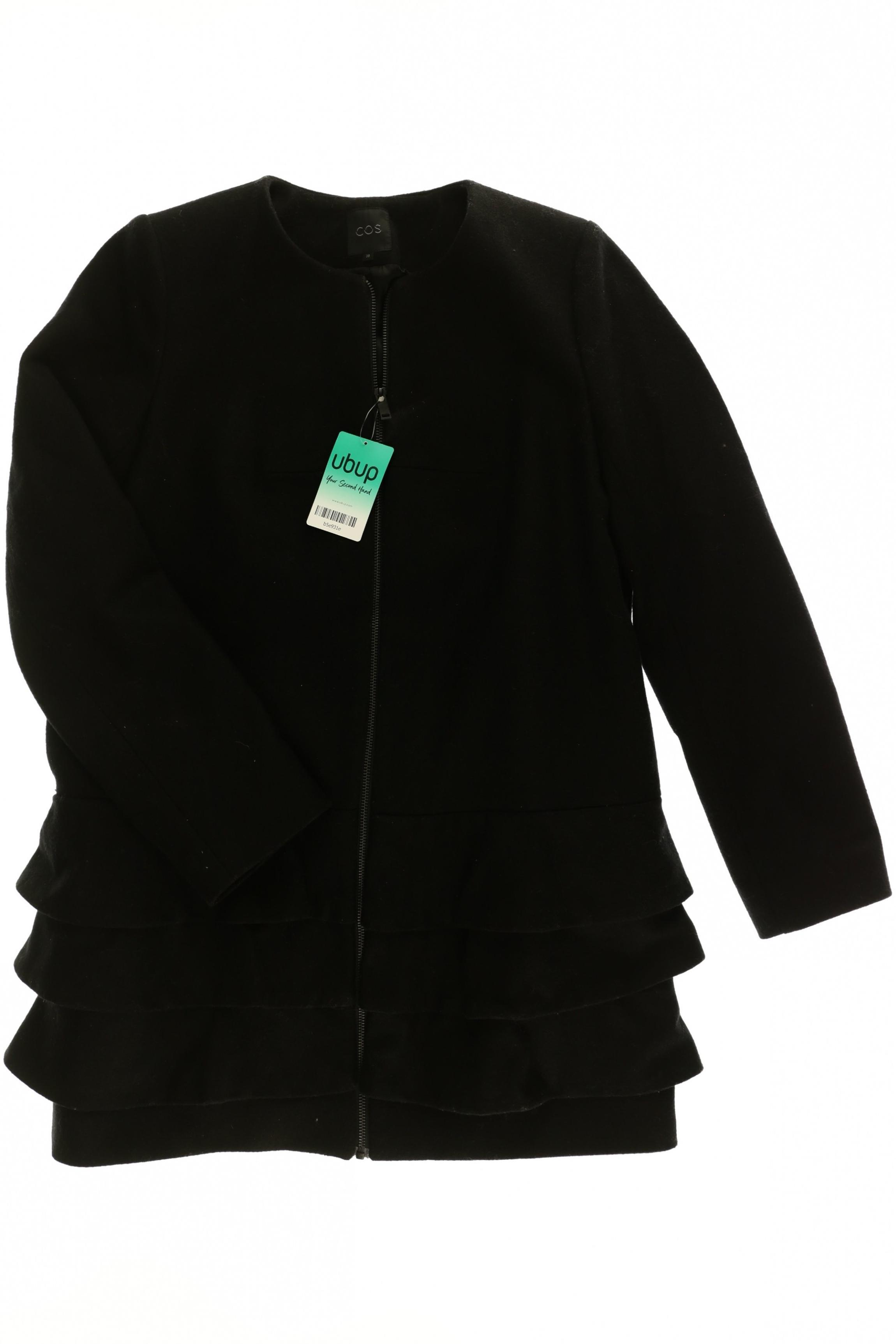 

COS Damen Mantel, schwarz, Gr. 38