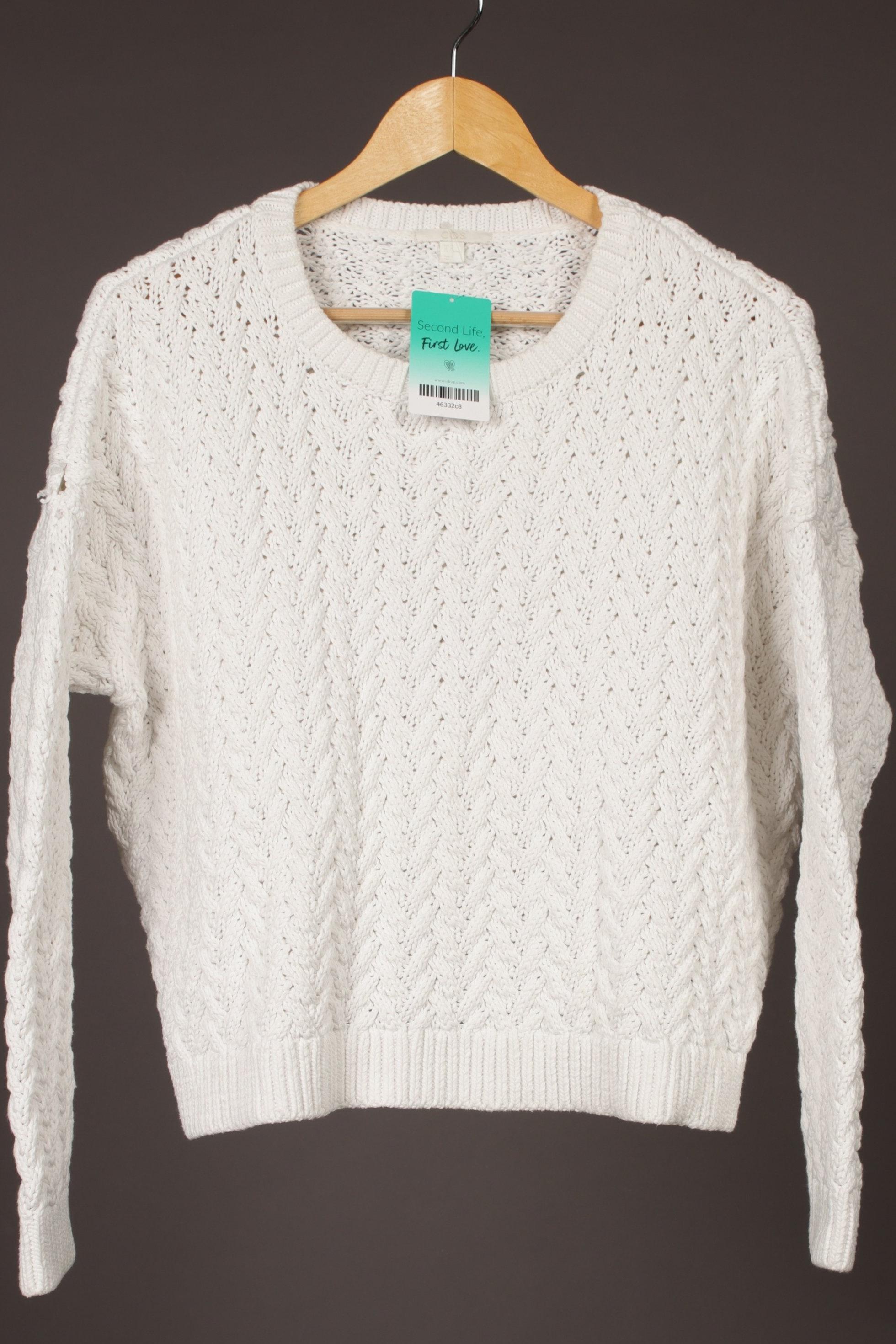 

COS Damen Pullover, weiß, Gr.