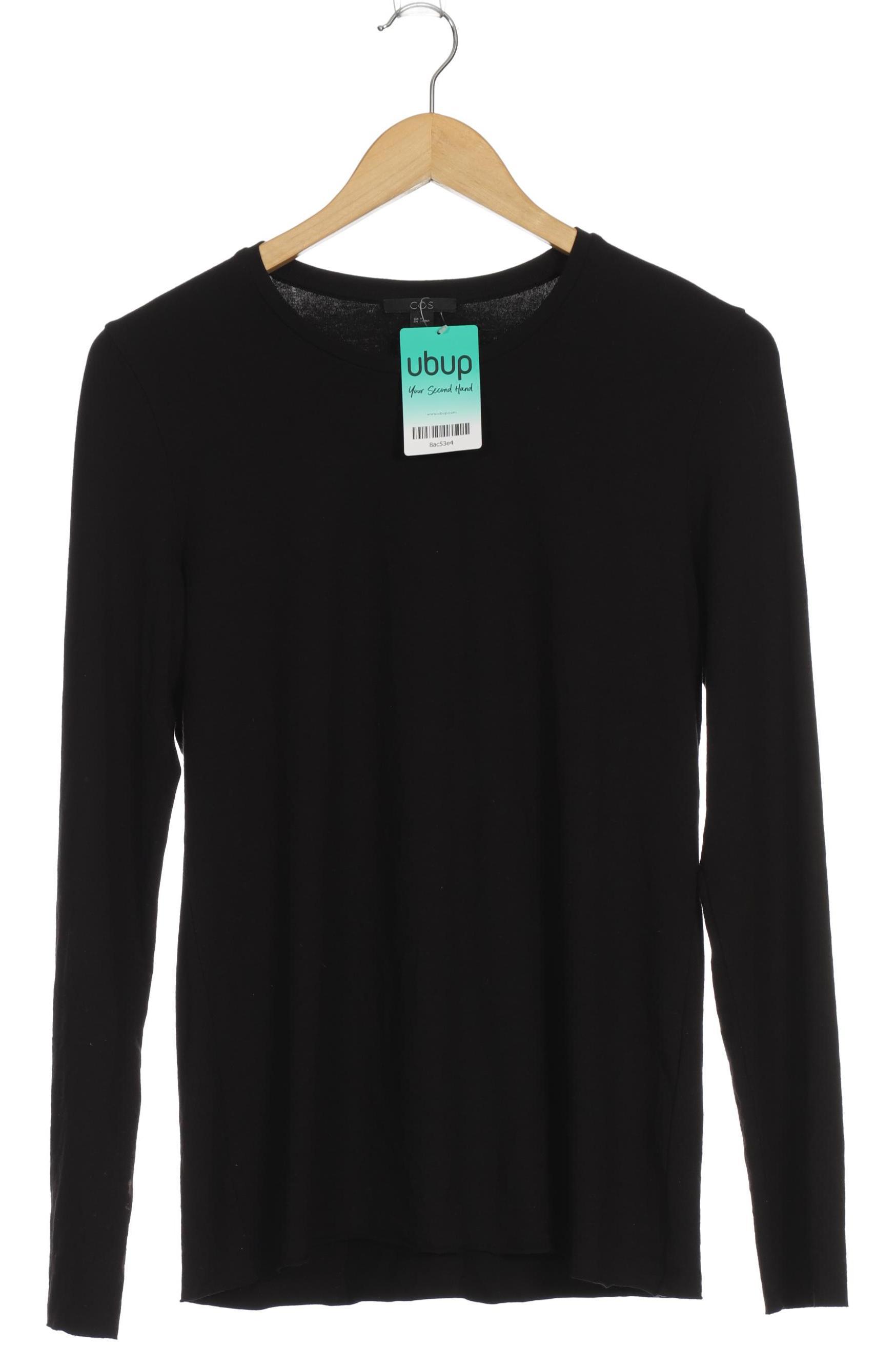 

COS Damen Langarmshirt, schwarz, Gr.