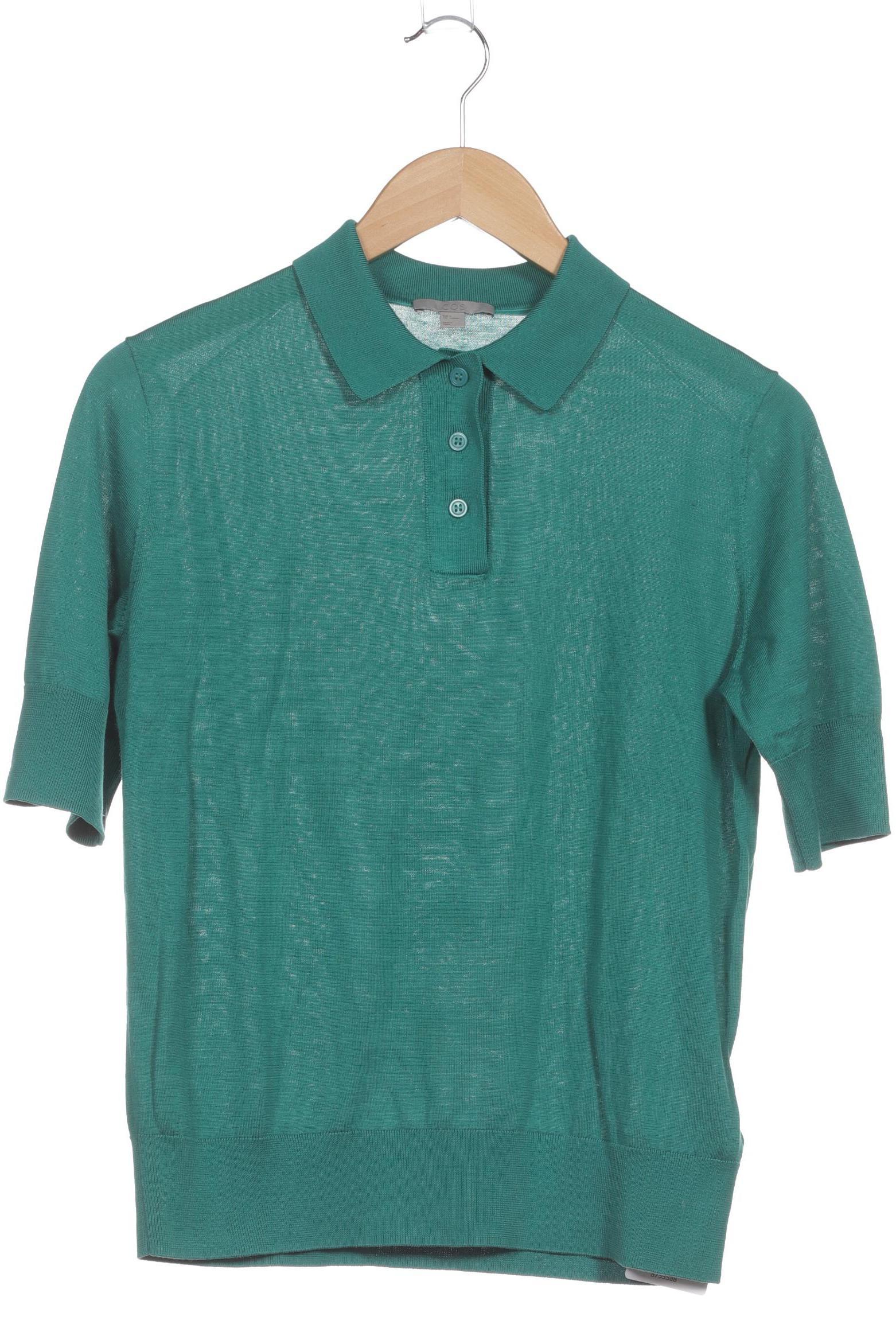 

COS Damen Poloshirt, grün, Gr.