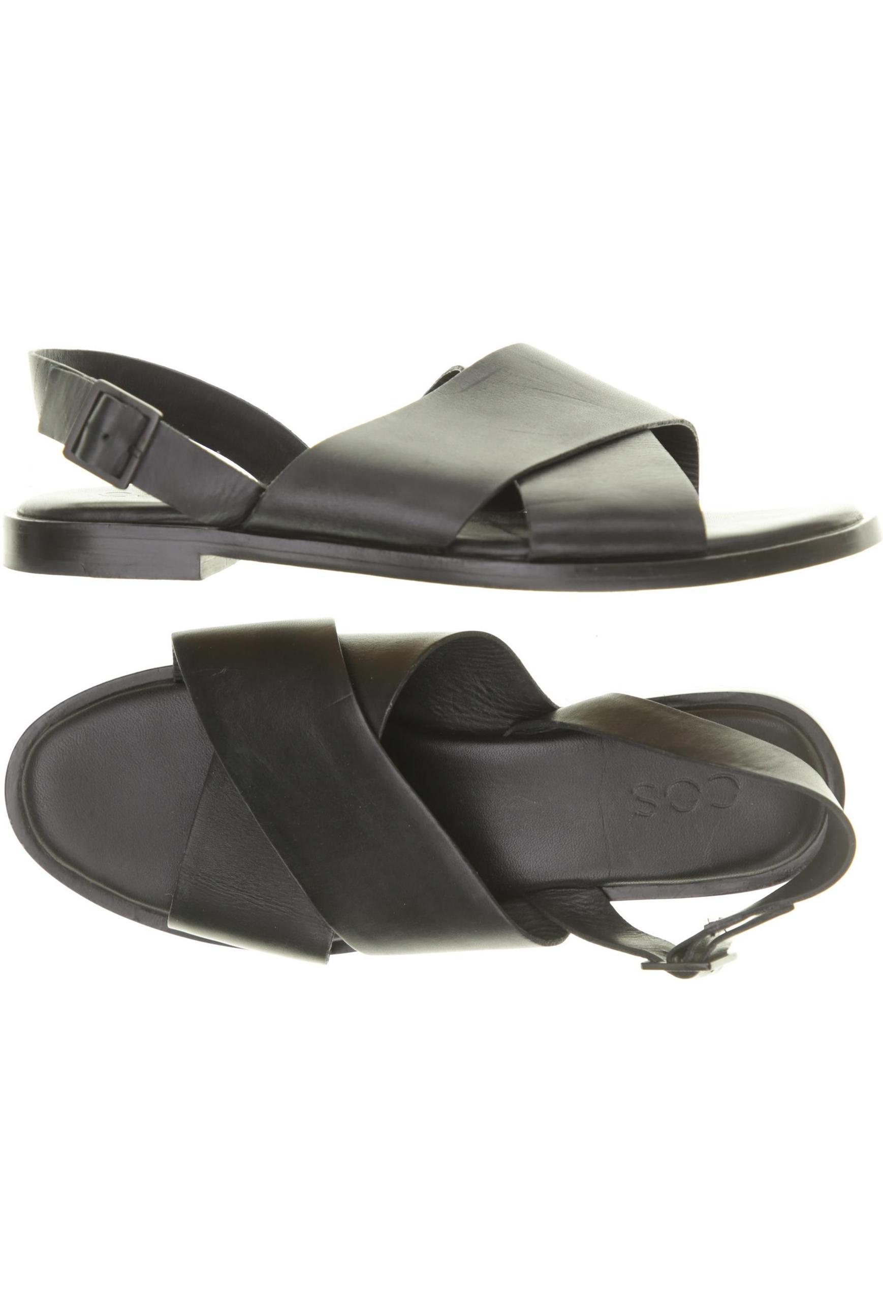 

COS Damen Sandale, schwarz, Gr. 41
