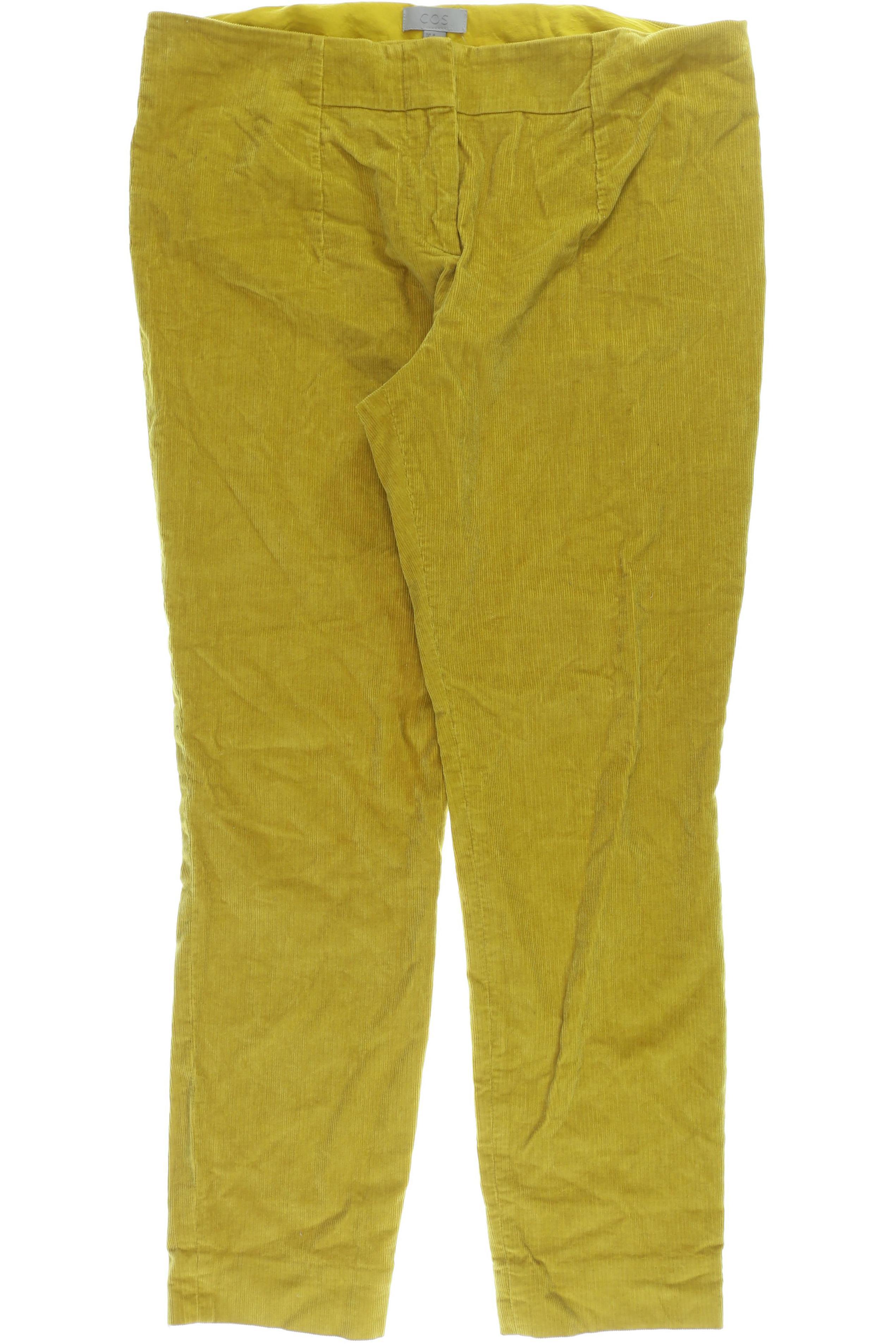 

COS Damen Stoffhose, gelb, Gr. 38