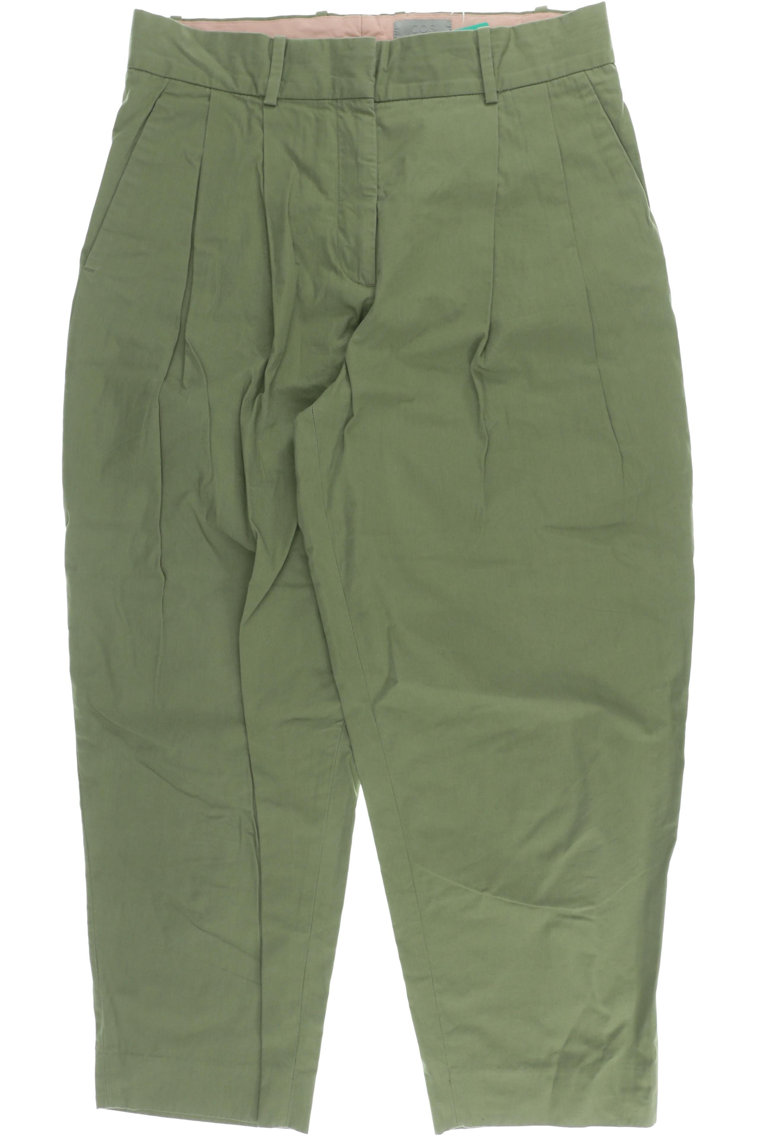 

COS Damen Stoffhose, grün, Gr. 36