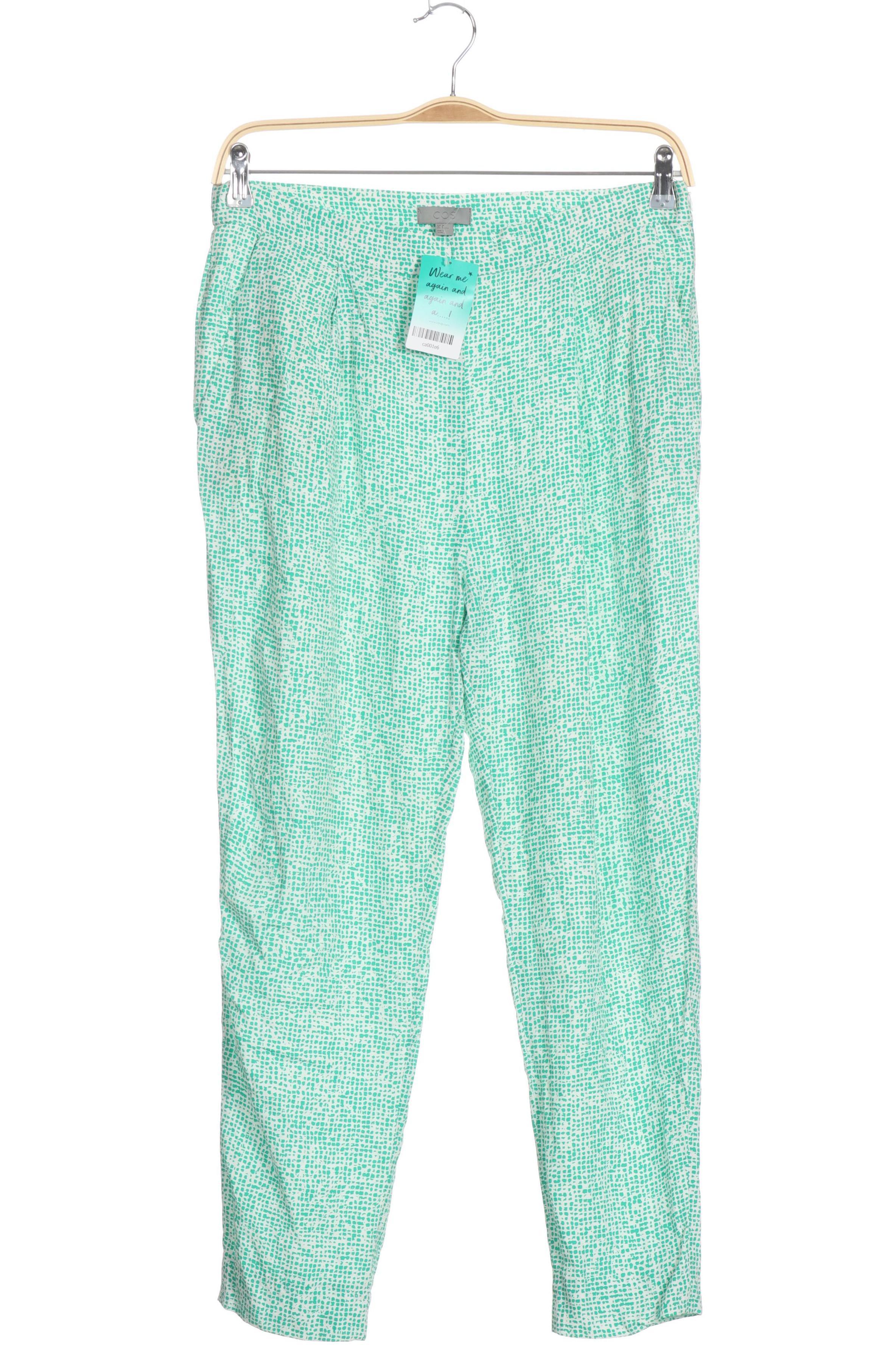 

COS Damen Stoffhose, grün, Gr. 38