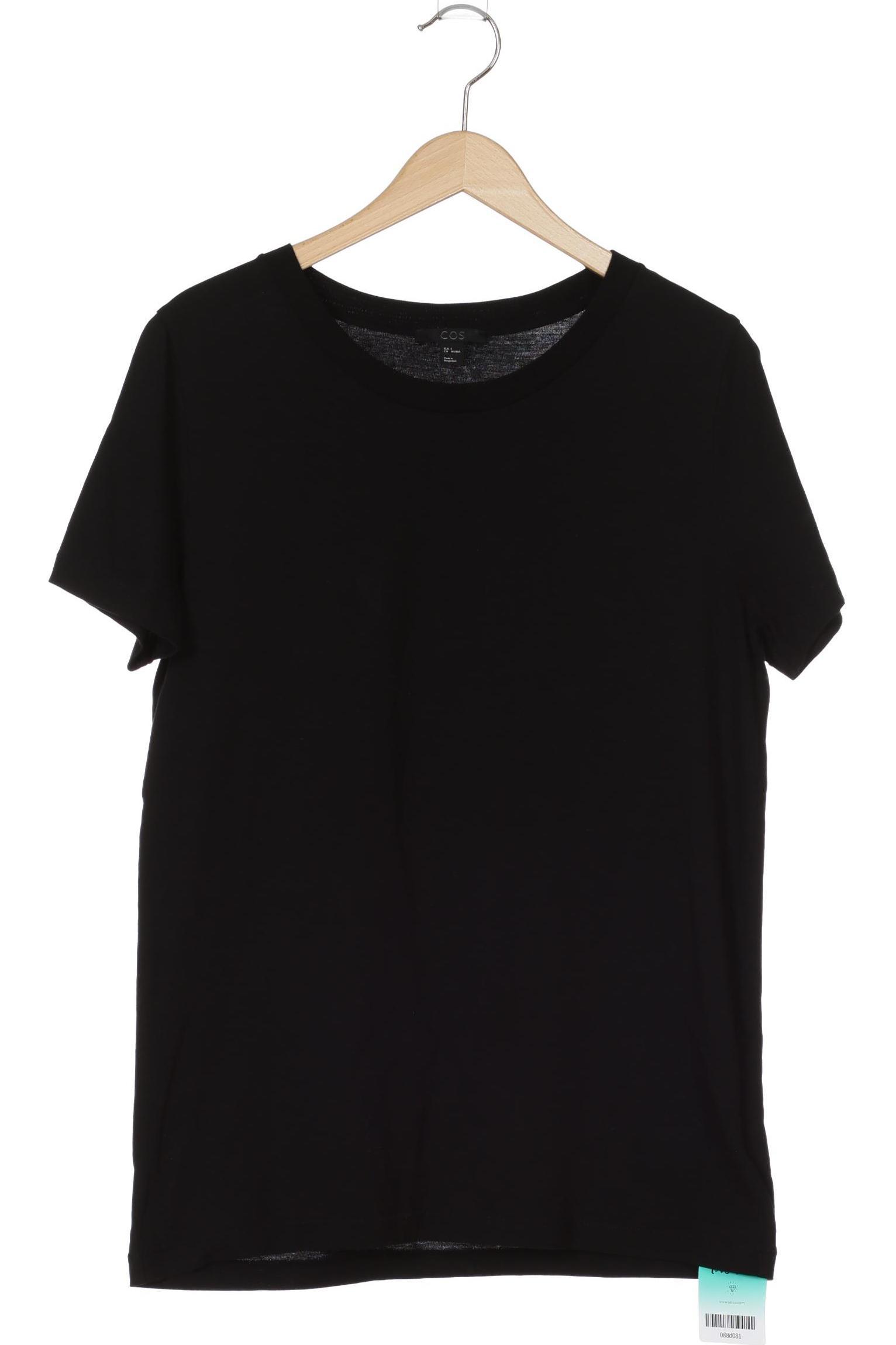 

COS Damen T-Shirt, schwarz, Gr.