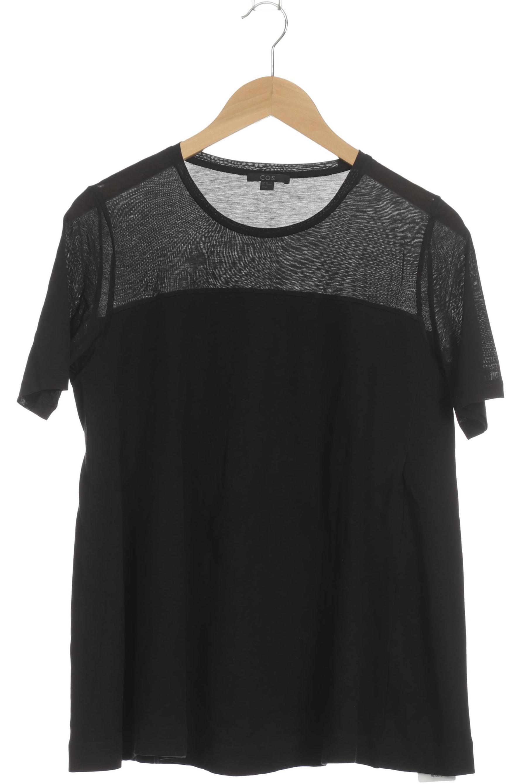 

COS Damen T-Shirt, schwarz, Gr.
