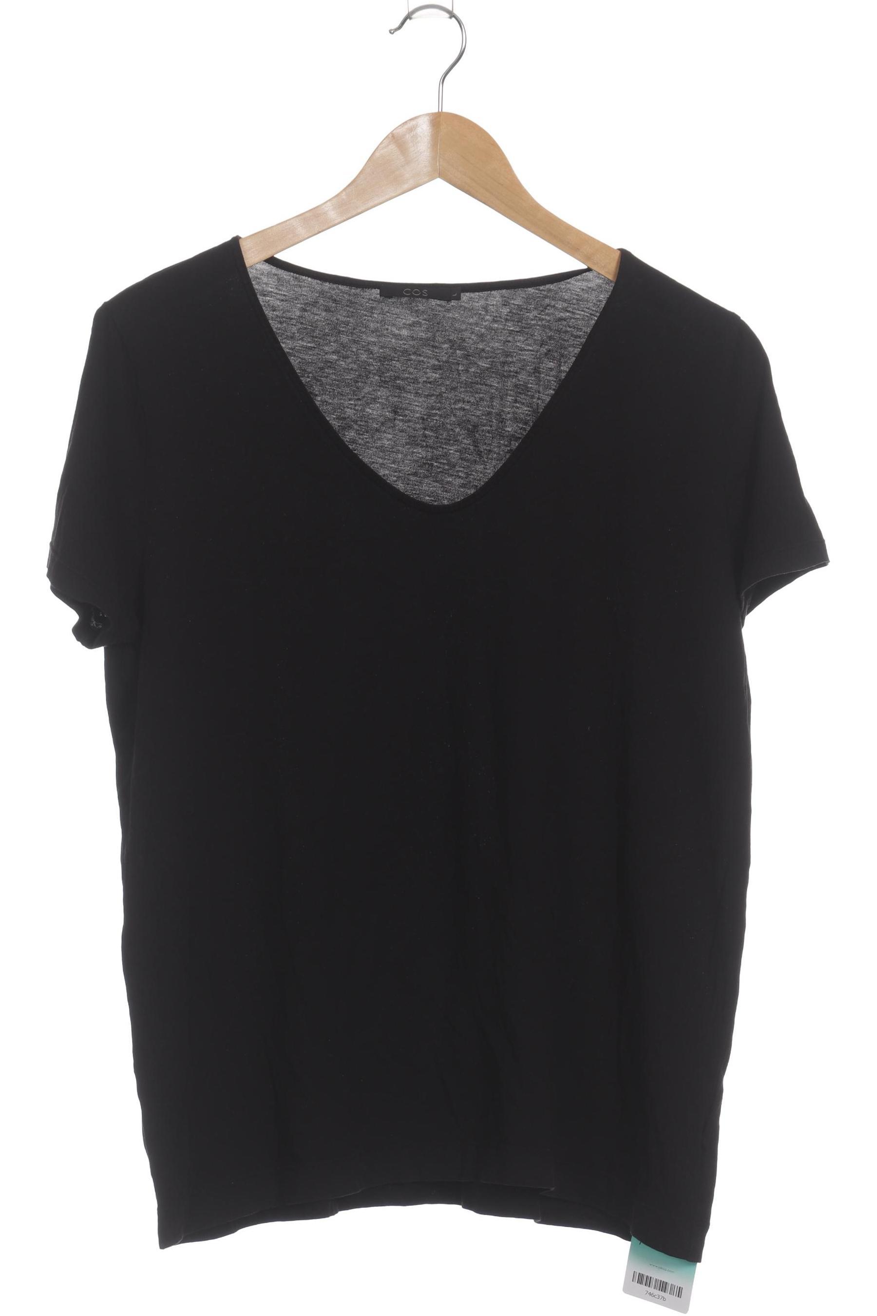 

COS Damen T-Shirt, schwarz, Gr.