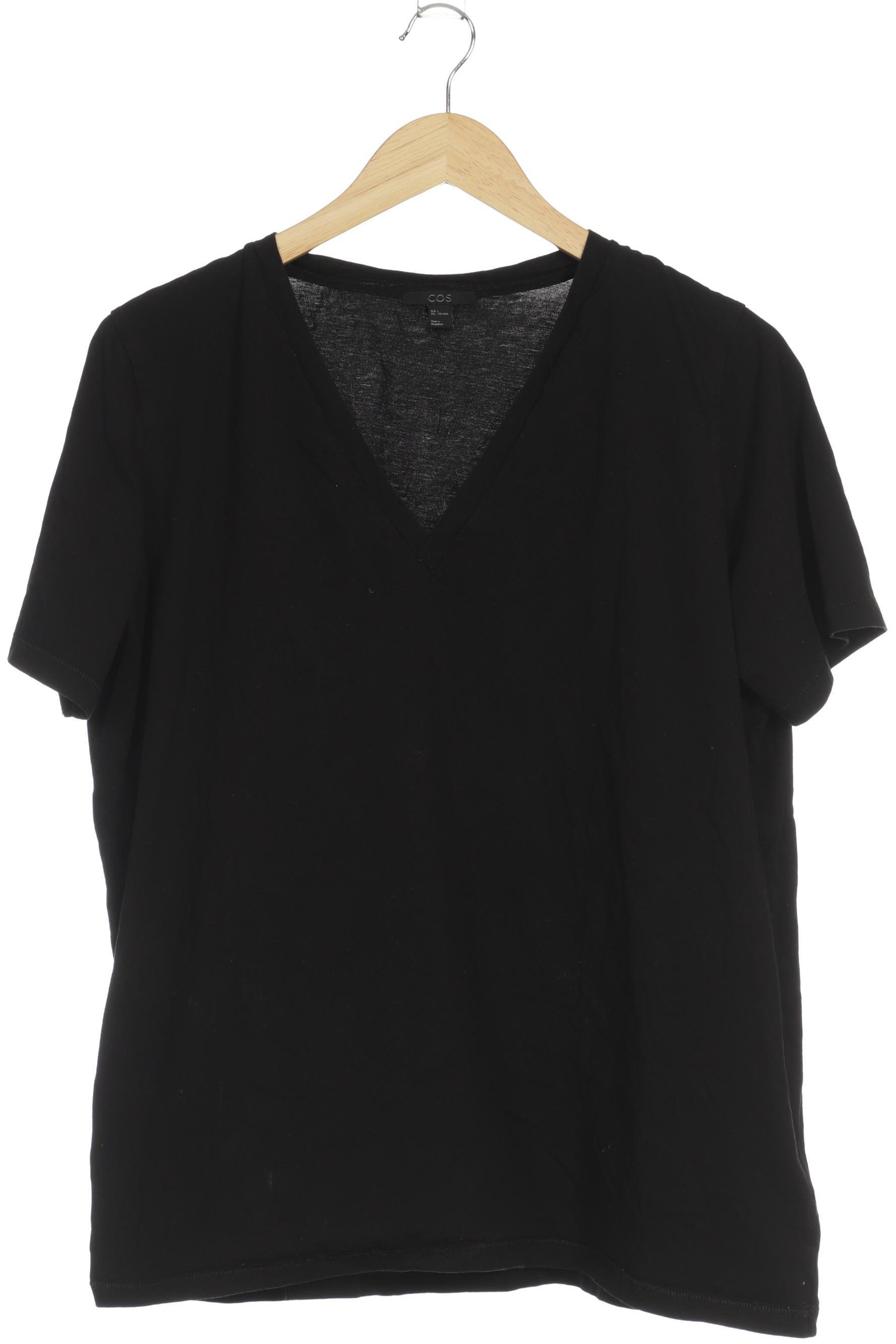 

COS Damen T-Shirt, schwarz, Gr.