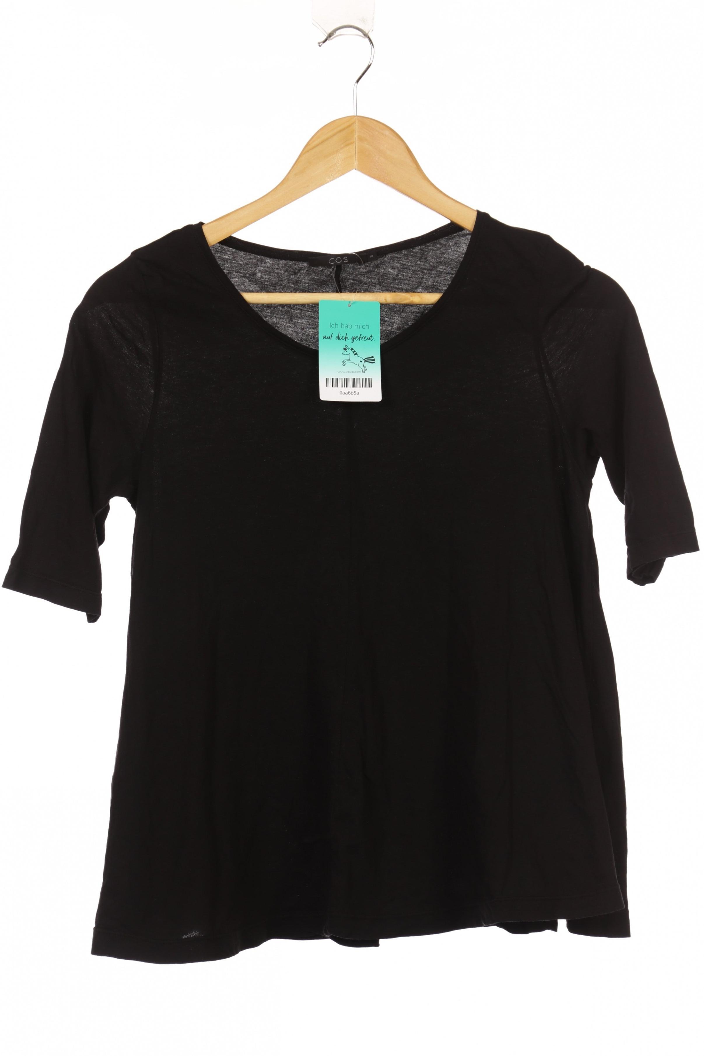 

COS Damen T-Shirt, schwarz, Gr.