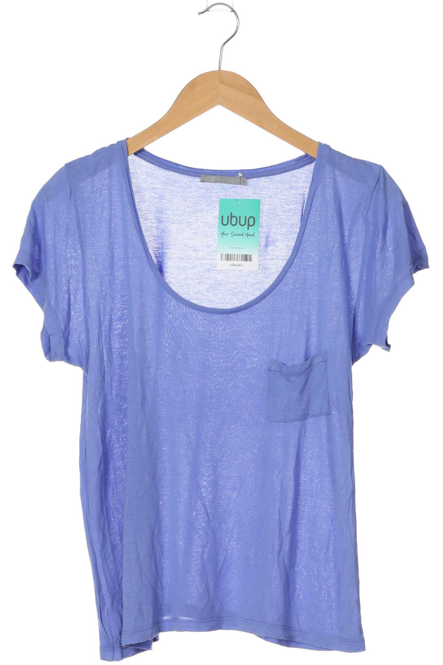 

COS Damen T-Shirt, blau, Gr.