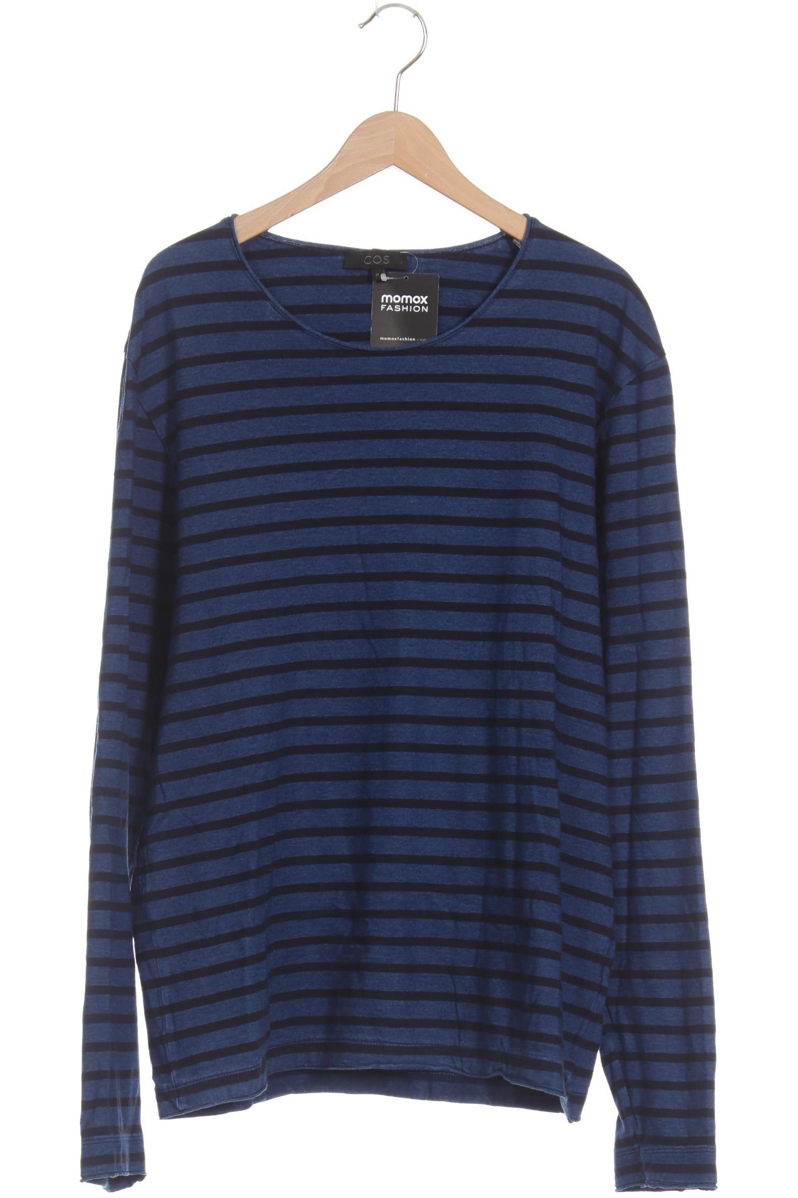 

COS Herren Langarmshirt, blau, Gr.