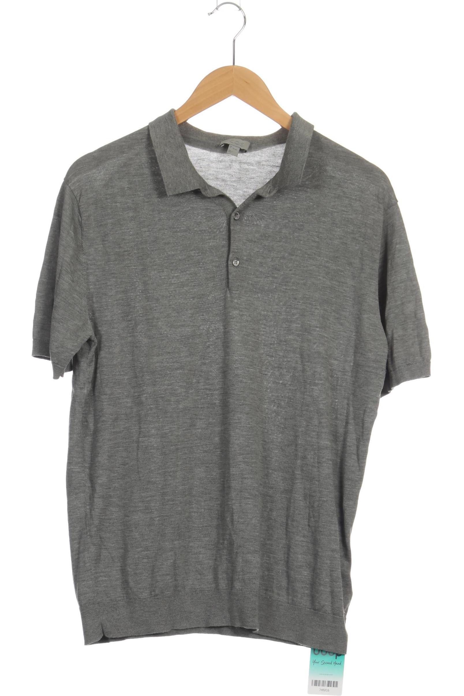 

COS Herren Poloshirt, grau, Gr.