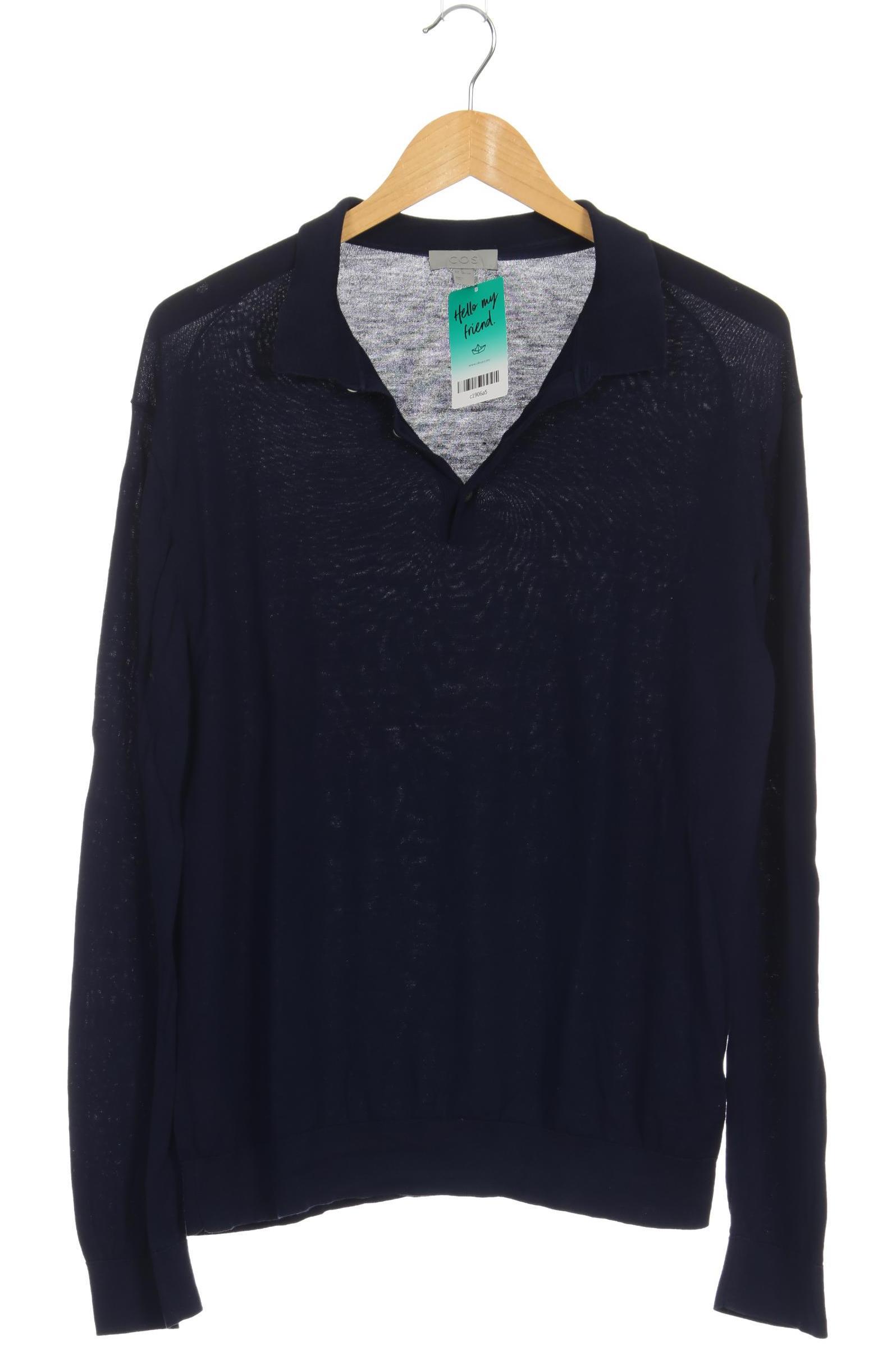 

COS Herren Poloshirt, blau, Gr.