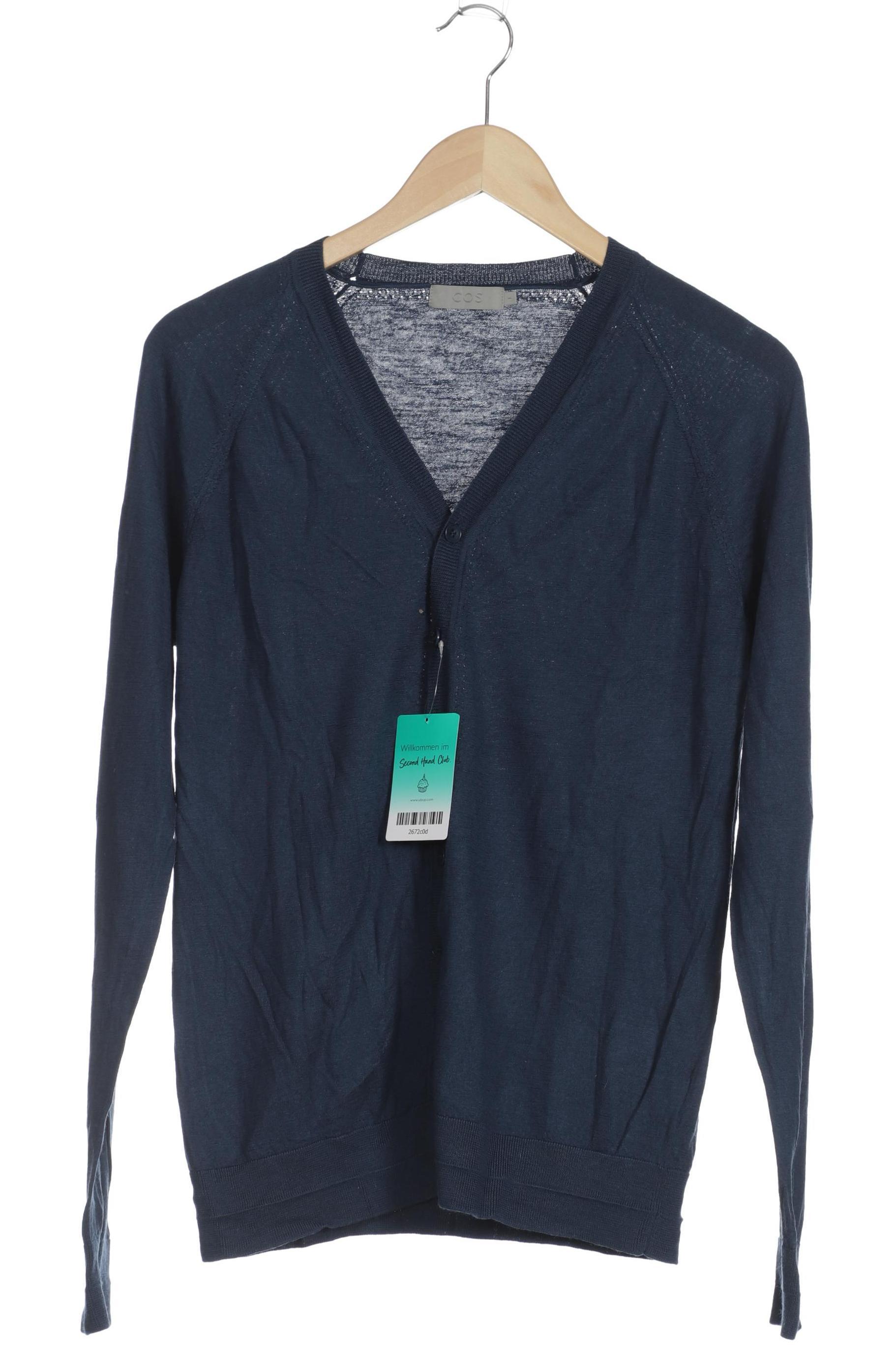 

COS Herren Strickjacke, blau, Gr.