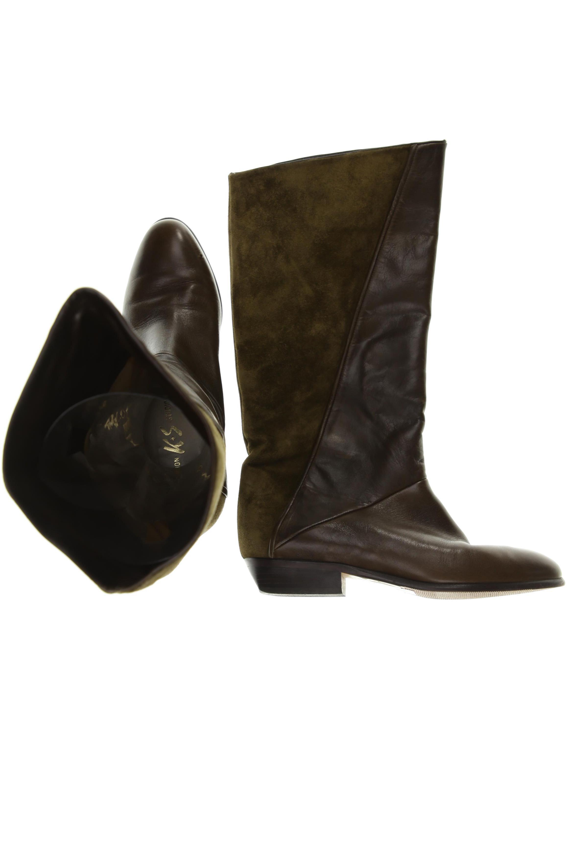 

Second Hand Einzelstücke Damen Stiefel, grün, braun, Gr. 5.5