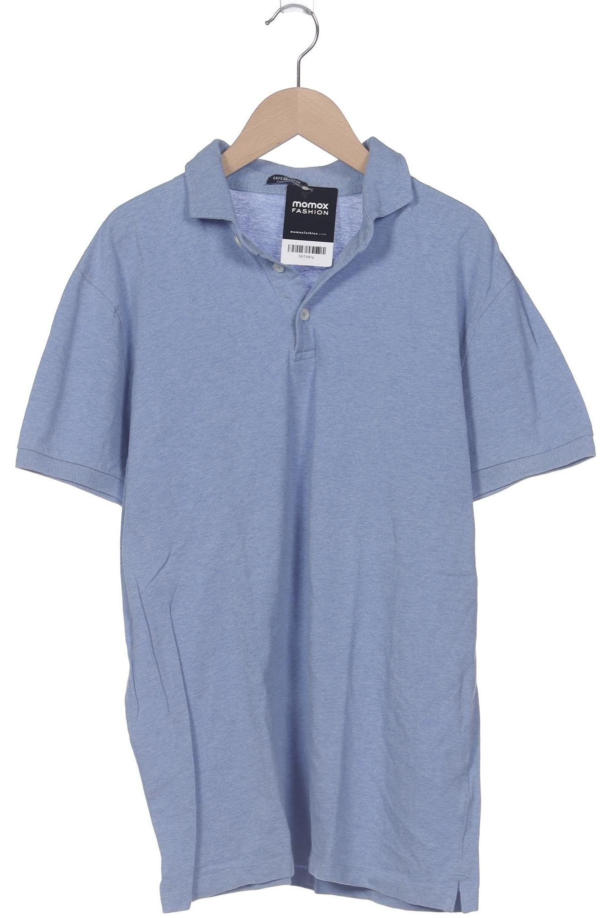

café coton Herren Poloshirt, blau, Gr. 52