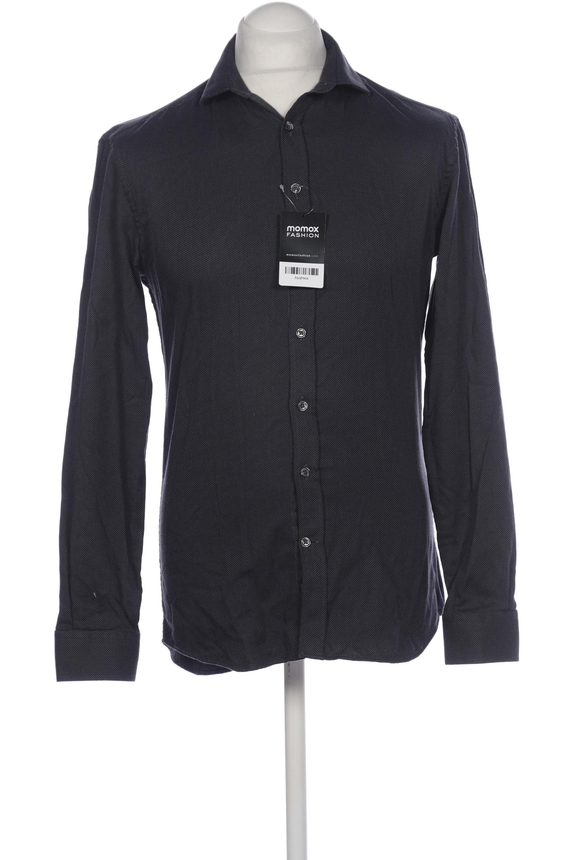 

café coton Herren Hemd, marineblau, Gr. 48