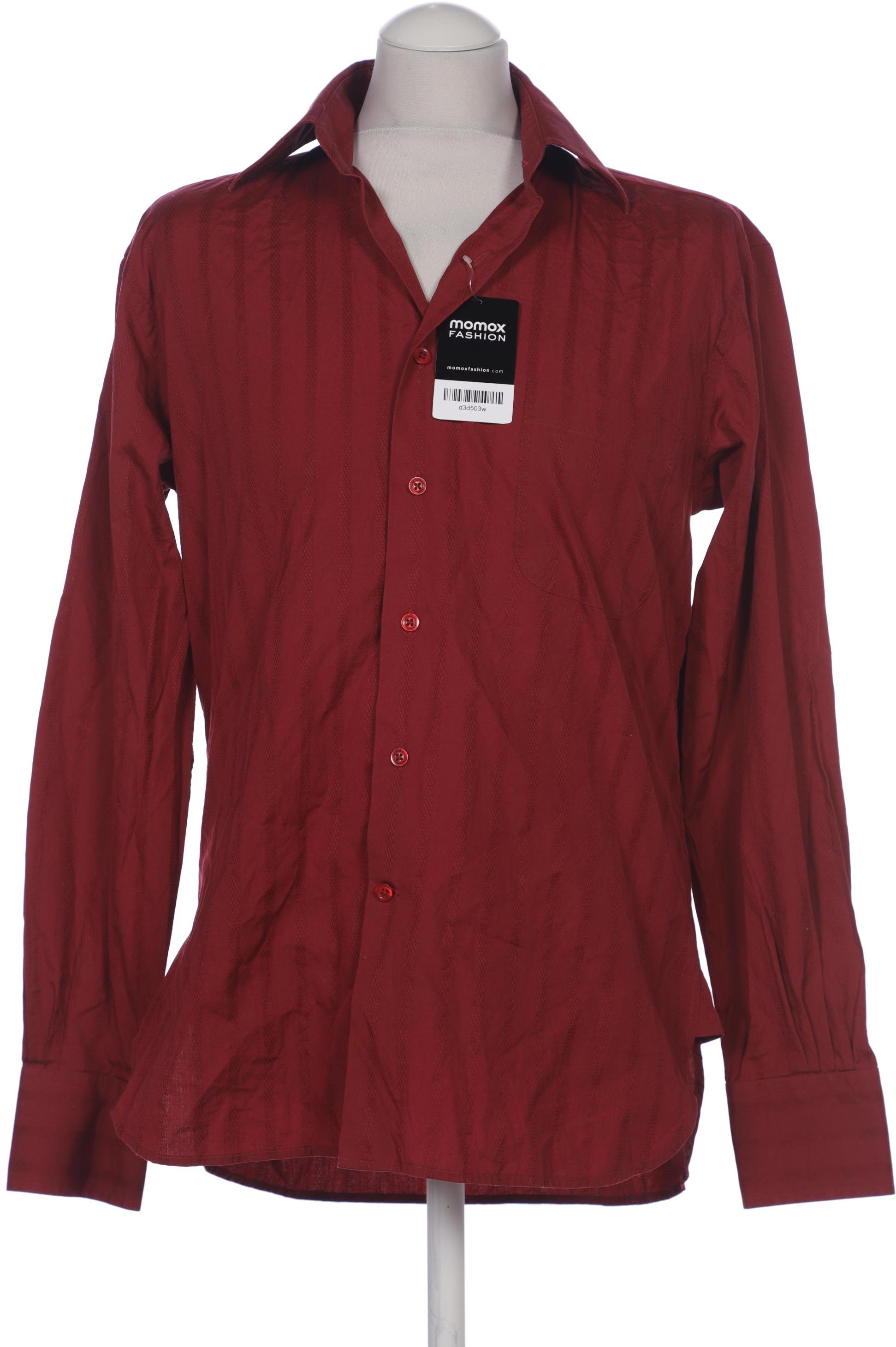 

café coton Herren Hemd, bordeaux, Gr. 48