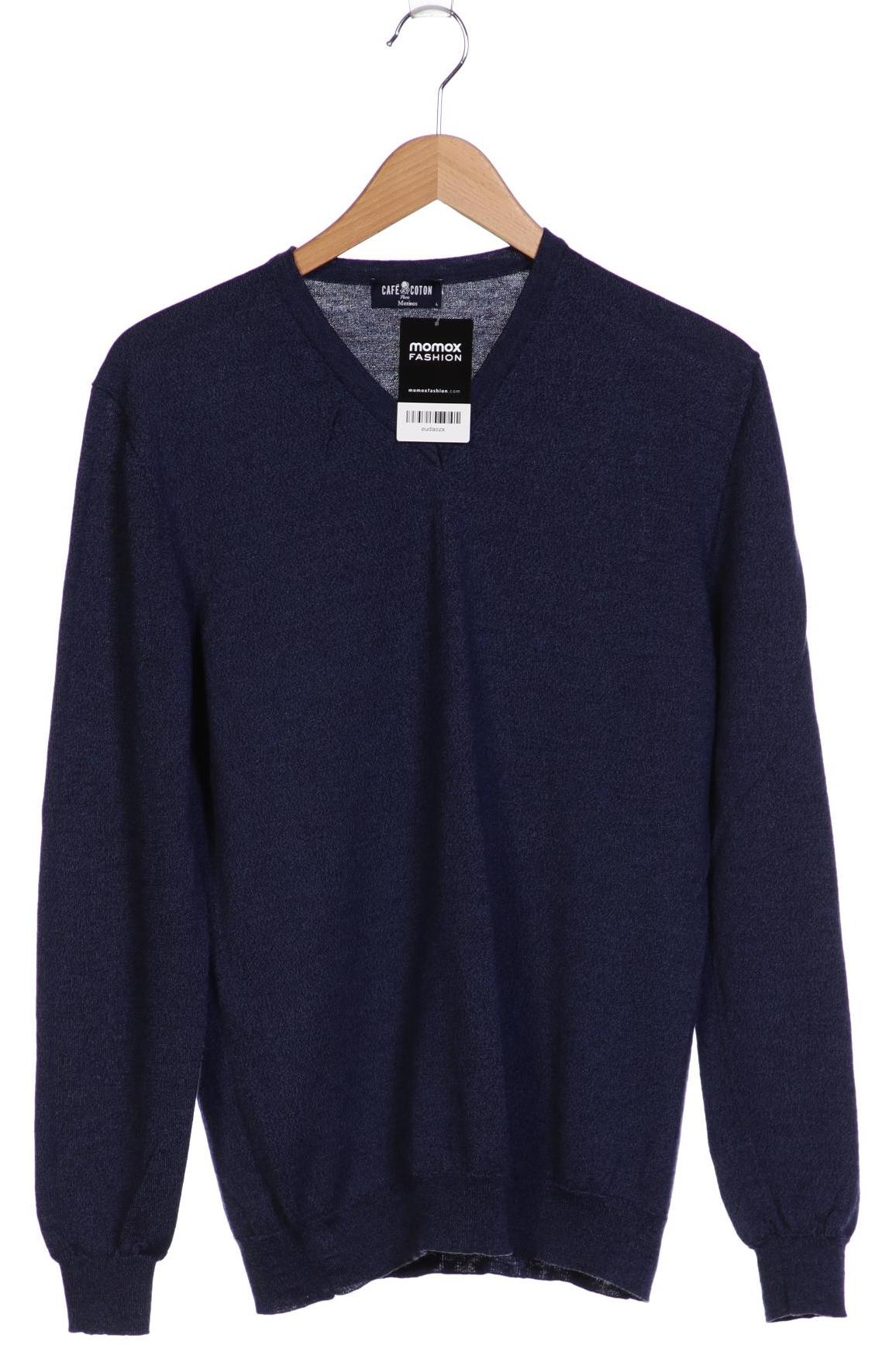 

café coton Herren Pullover, marineblau, Gr. 52
