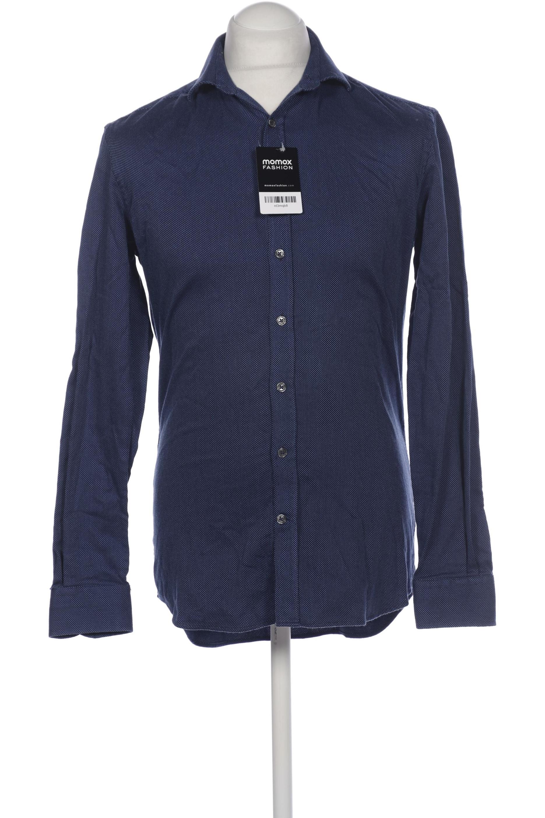 

café coton Herren Hemd, marineblau, Gr. 48